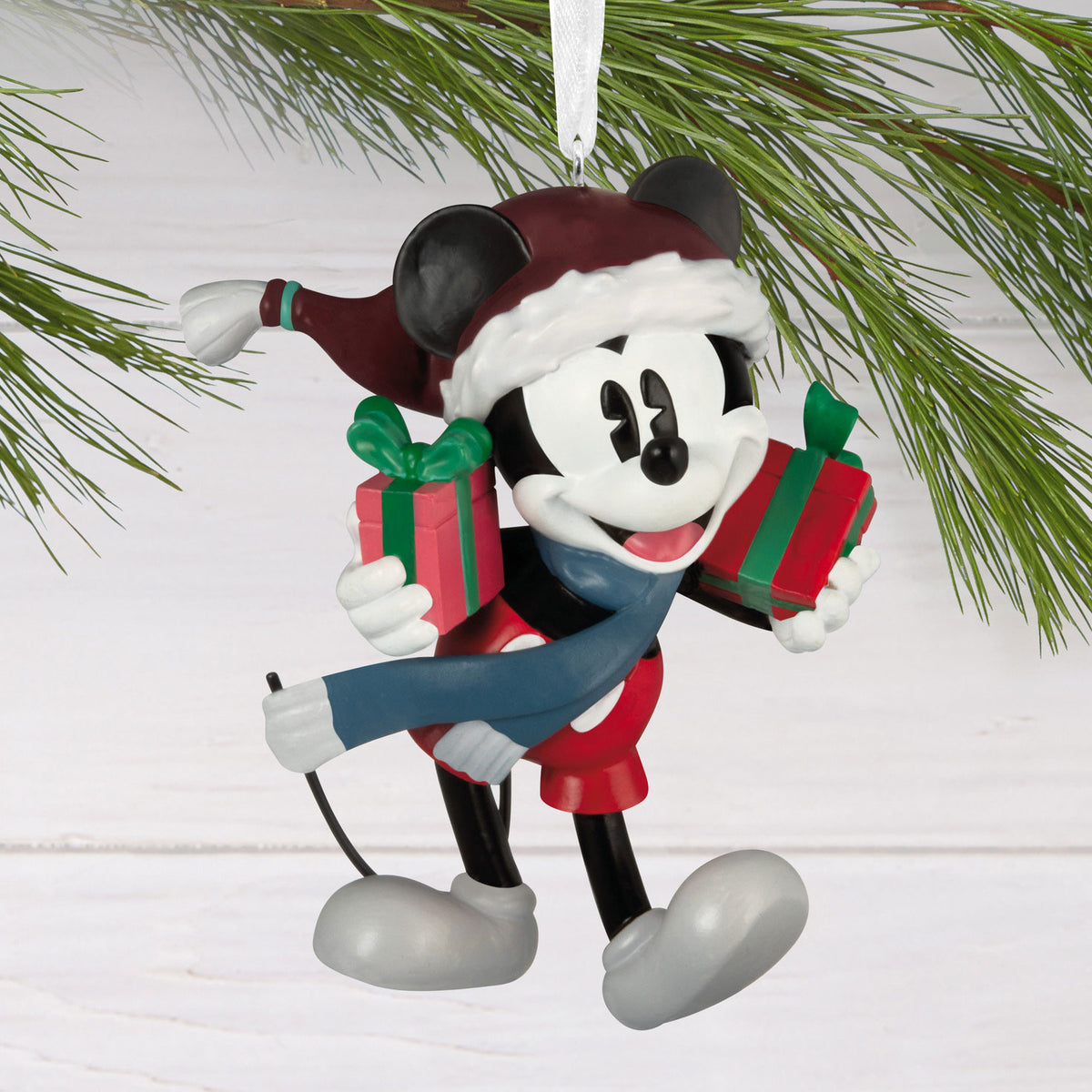 Hallmark Disney Mickey Mouse With Presents Hallmark Ornament