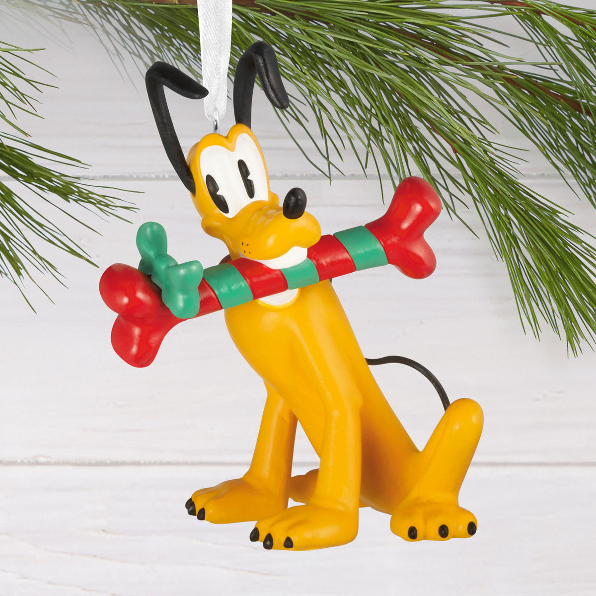 Hallmark Disney Pluto With Dog Bone Hallmark Ornament
