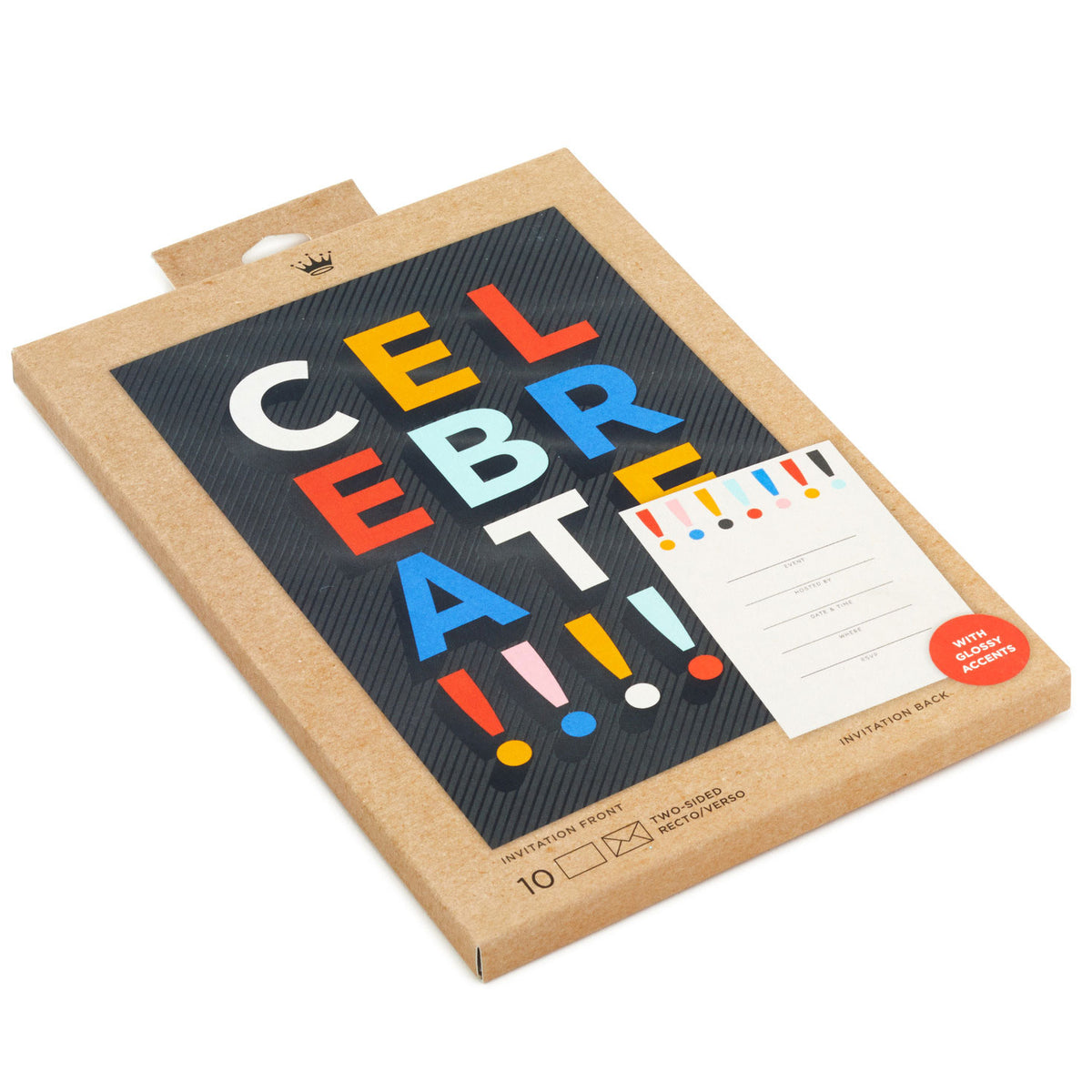 Hallmark Celebrate! Party Invitations, Pack of 10