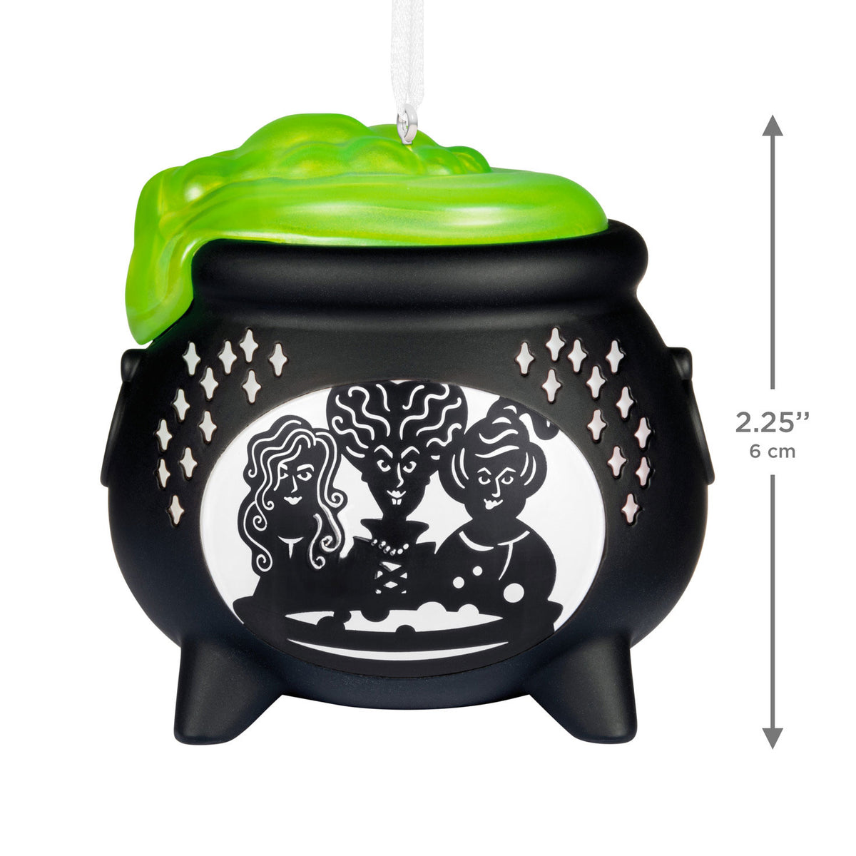 Hallmark Disney Hocus Pocus Sanderson Sisters Cauldron Ornament With Light