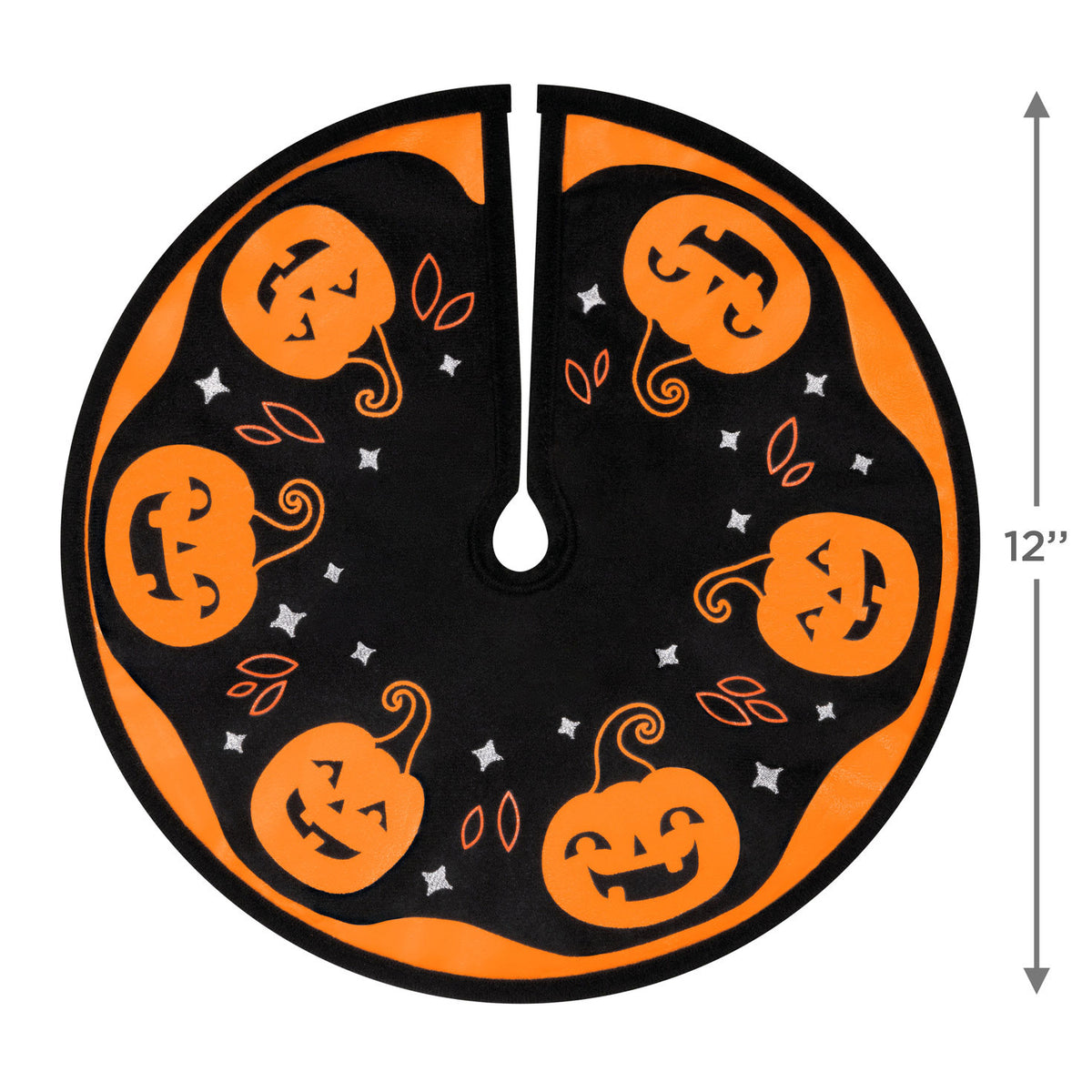 Hallmark Mini Halloween Time Fabric Tree Skirt, 12''
