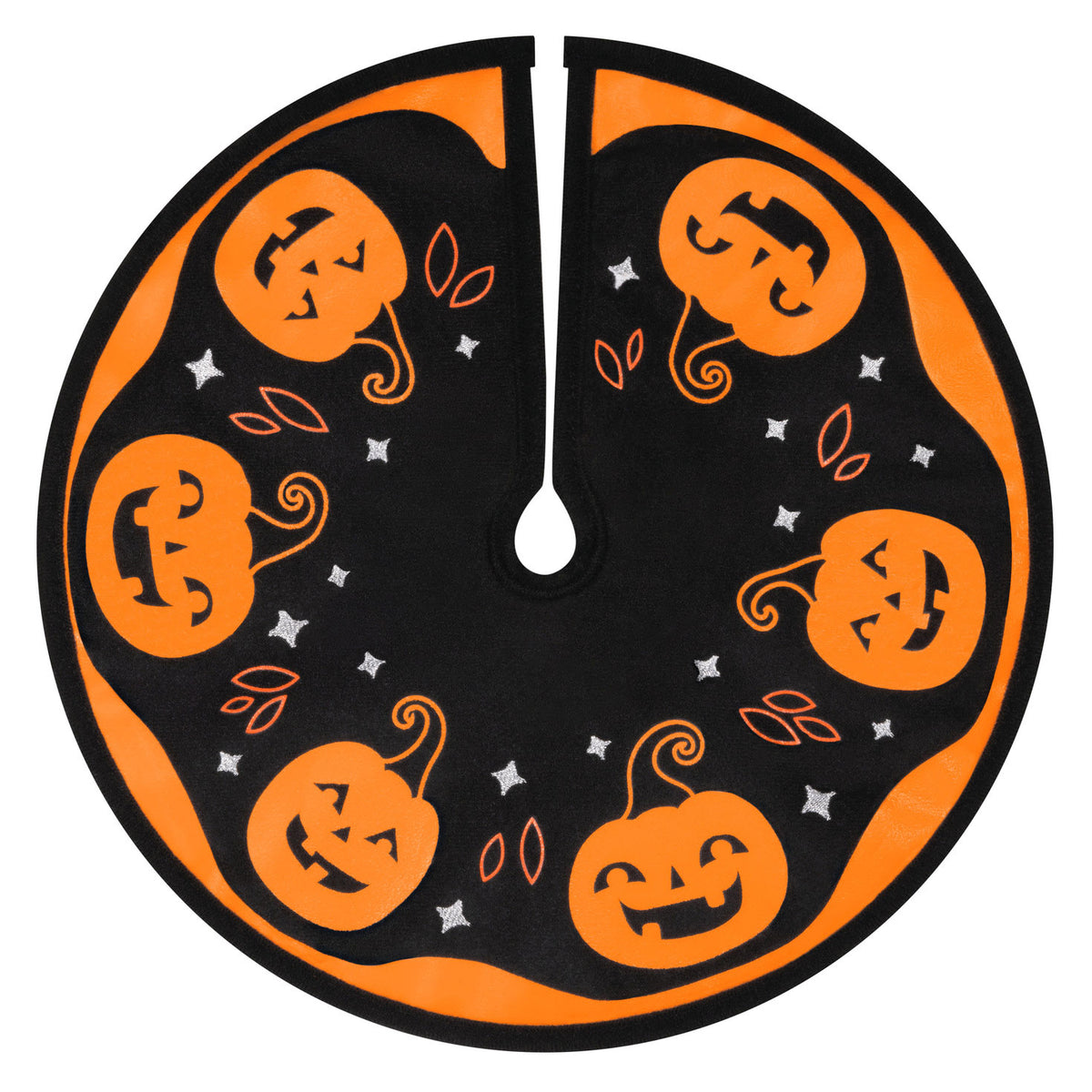 Hallmark Mini Halloween Time Fabric Tree Skirt, 12''
