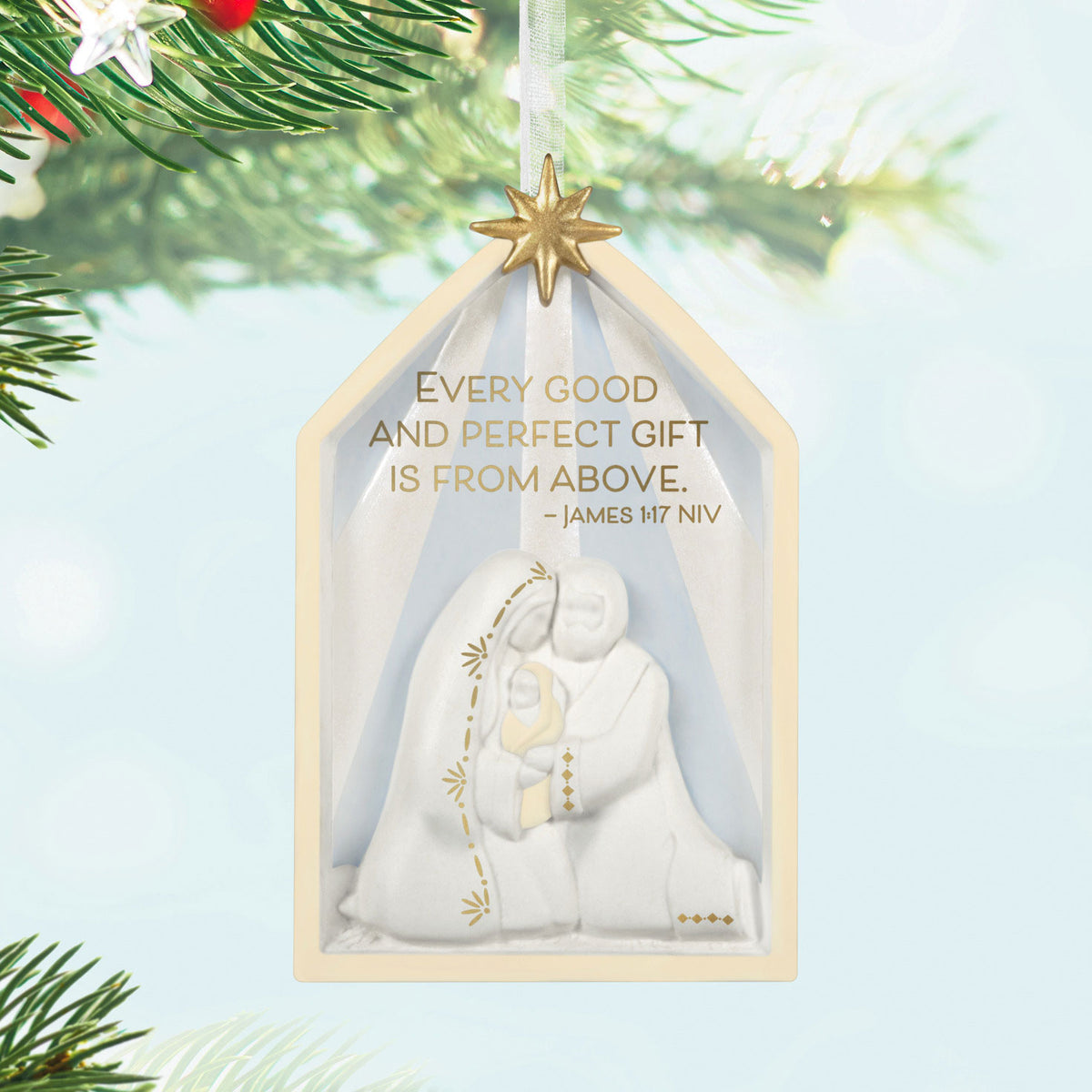 Hallmark Gift From Above Nativity Porcelain Ornament