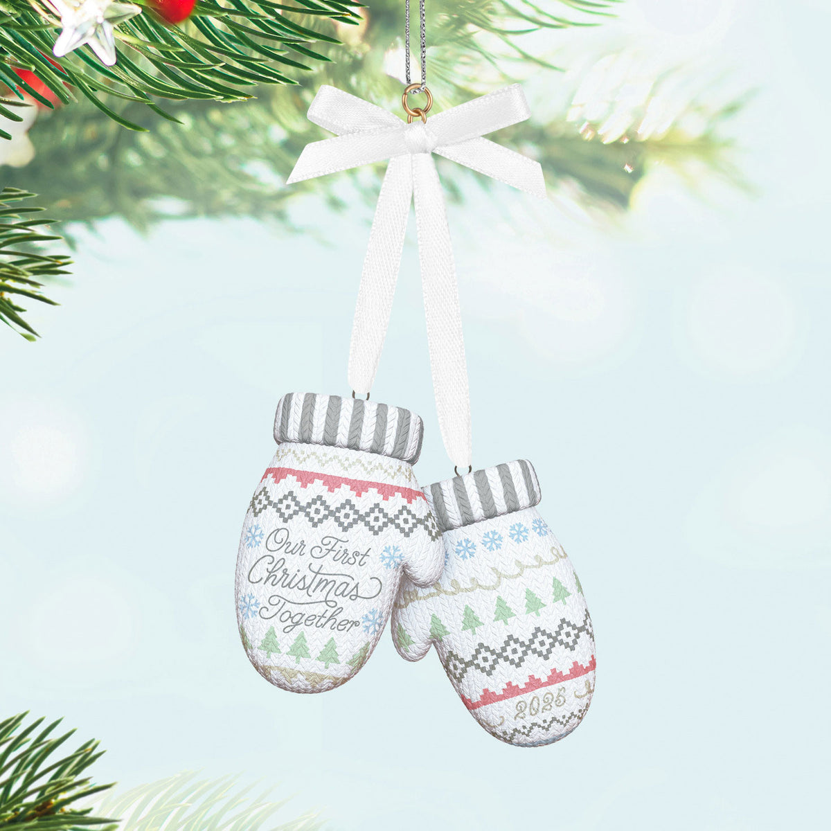 Hallmark Our First Christmas Together 2025 Porcelain Ornament