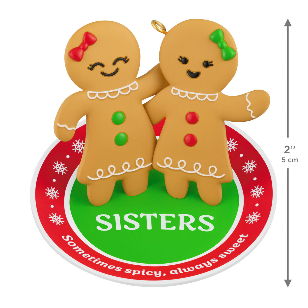 Hallmark Sweet and Spicy Sisters Ornament