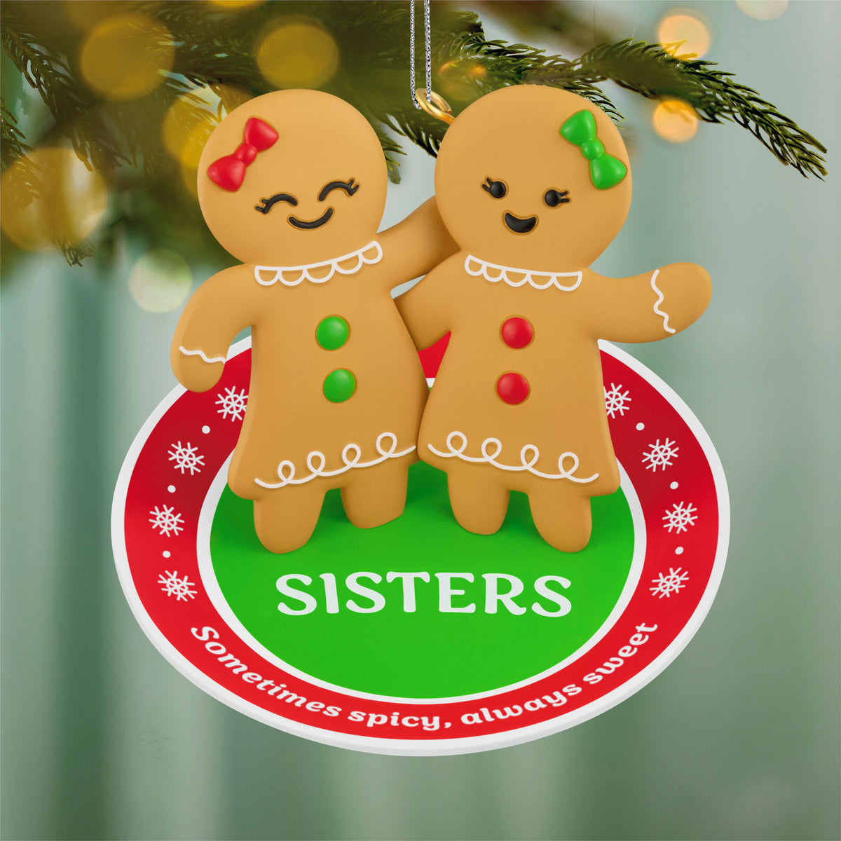 Hallmark Sweet and Spicy Sisters Ornament