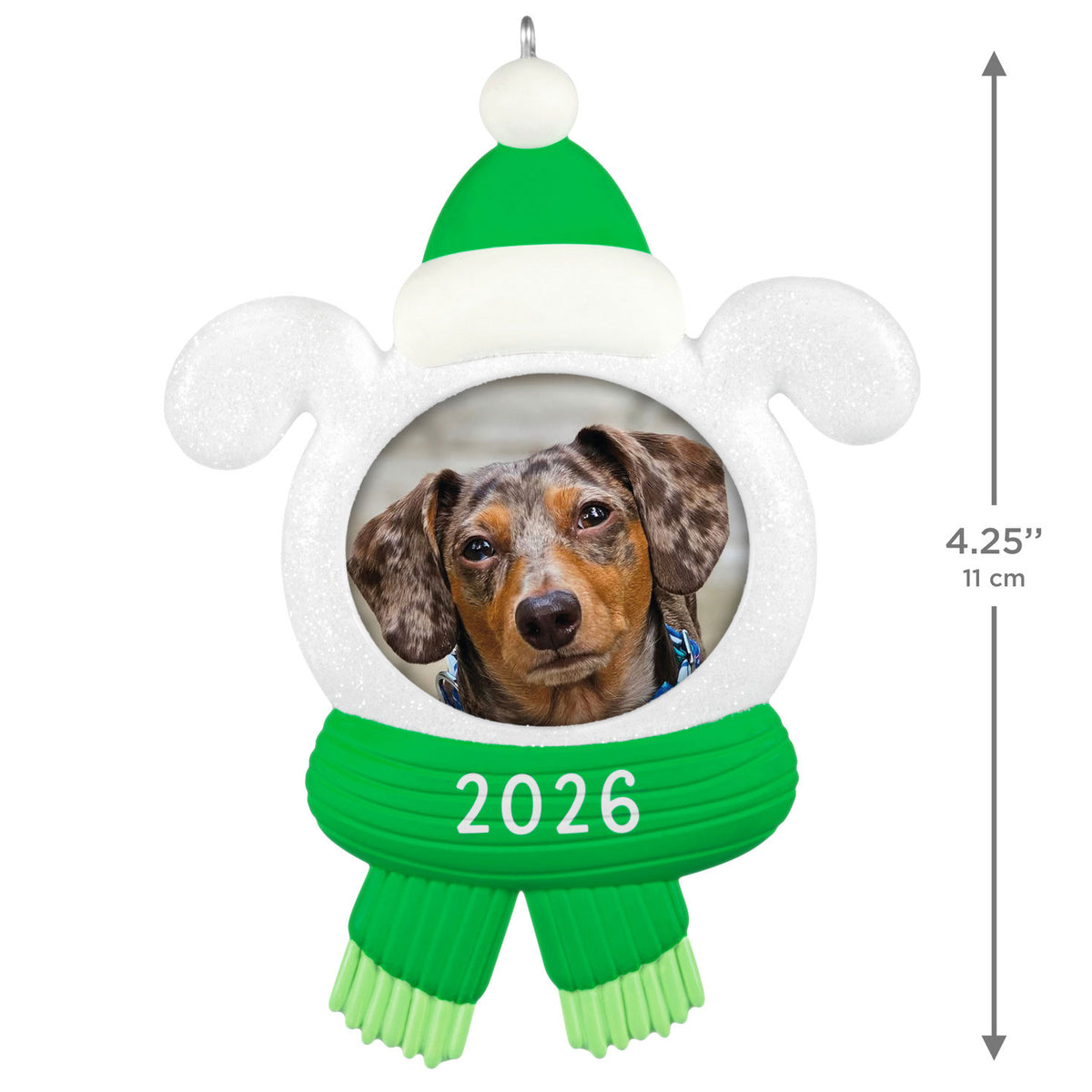 Hallmark Snow Dog 2026 Photo Frame Ornament
