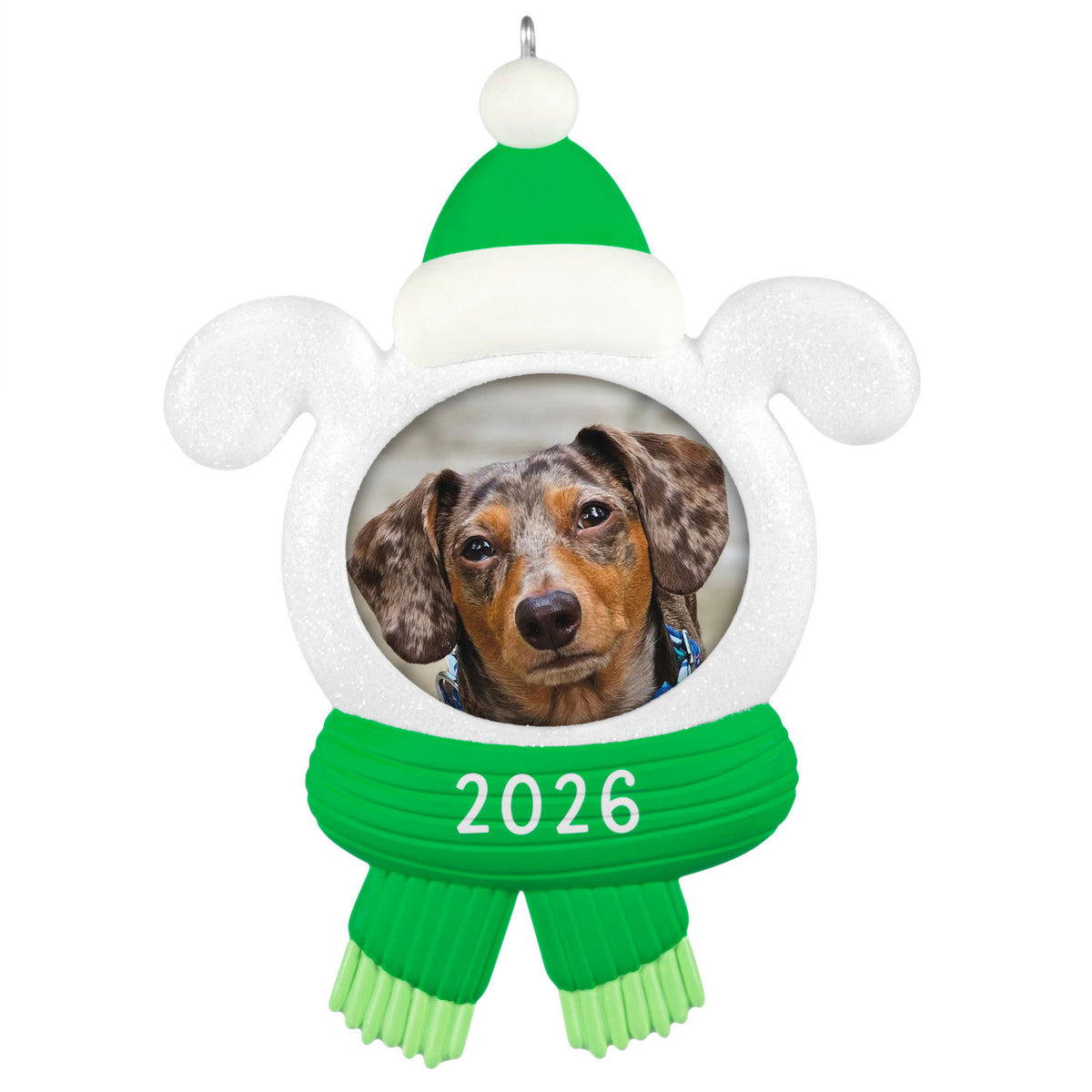 Hallmark Snow Dog 2026 Photo Frame Ornament