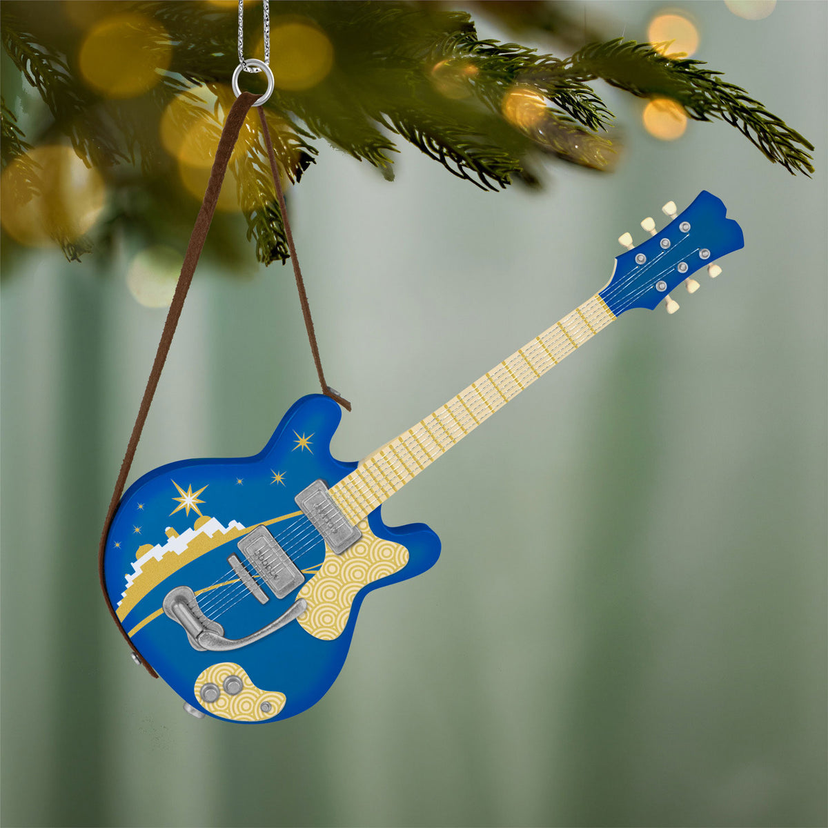 Hallmark Go Tell It On the Mountain Guitar Musical Ornament