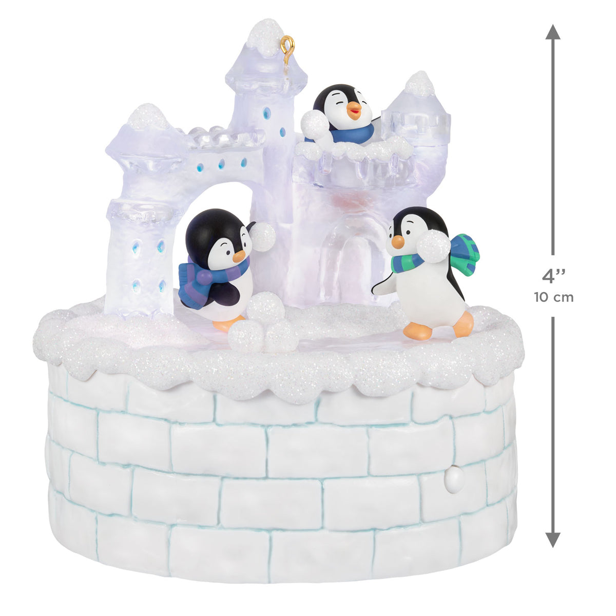 Hallmark Snowball Fun Musical Ornament With Light and Motion