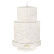 Hallmark Wedding Cake 2026 Porcelain Ornament