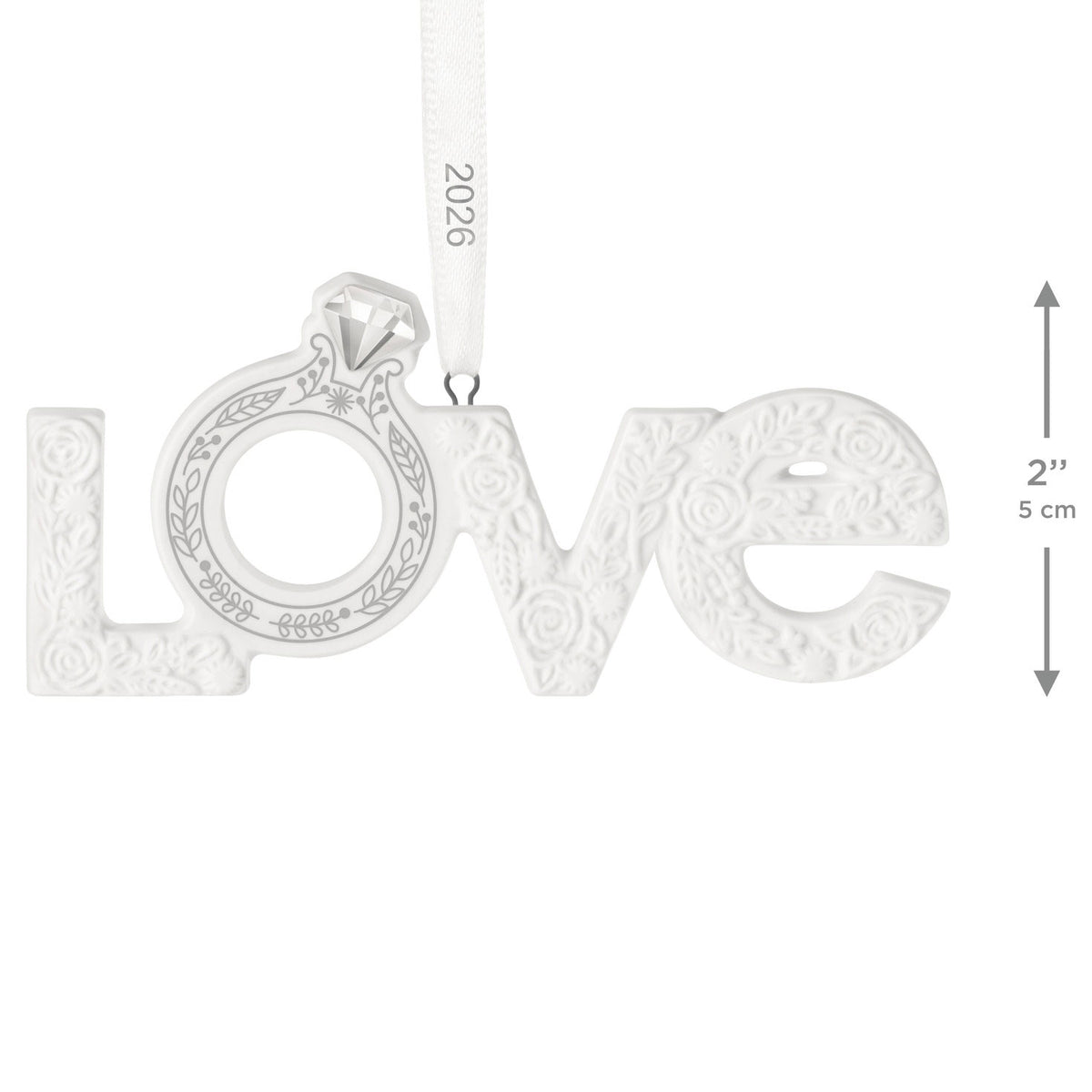 Hallmark Our Engagement 2026 Porcelain Ornament