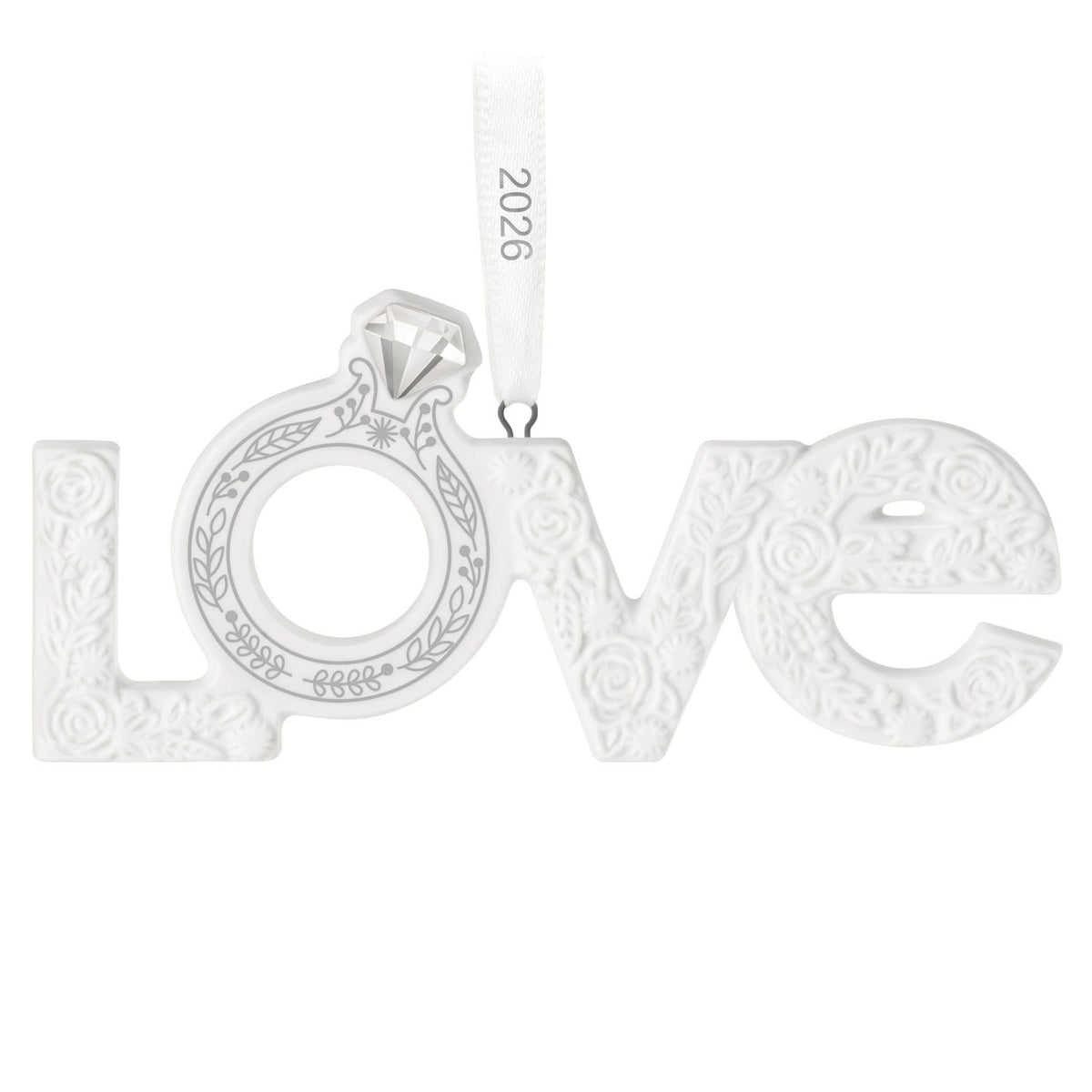 Hallmark Our Engagement 2026 Porcelain Ornament
