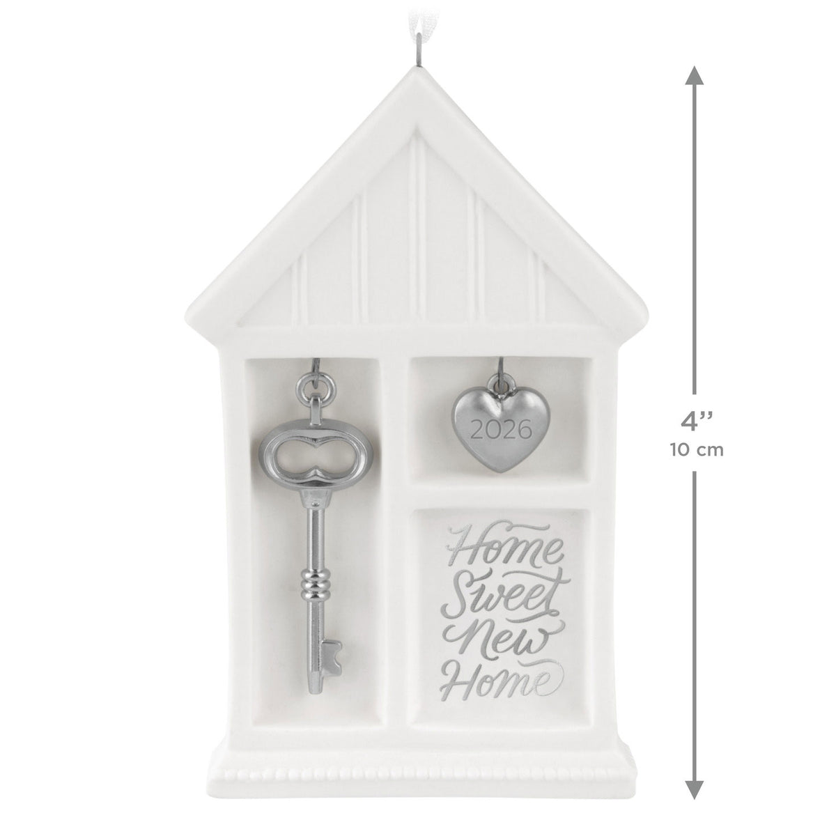 Hallmark Home Sweet New Home 2026 Porcelain and Metal Ornament