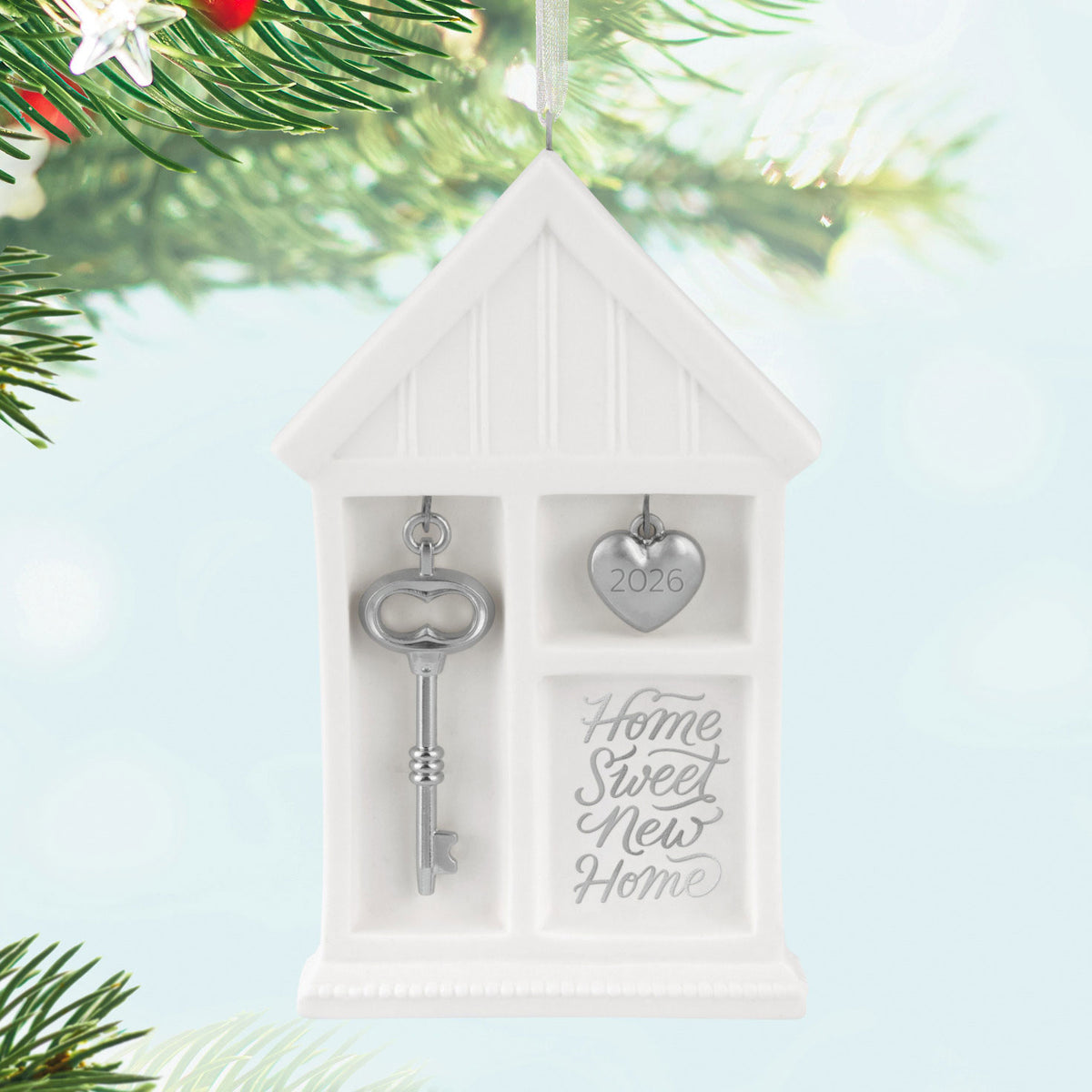Hallmark Home Sweet New Home 2026 Porcelain and Metal Ornament