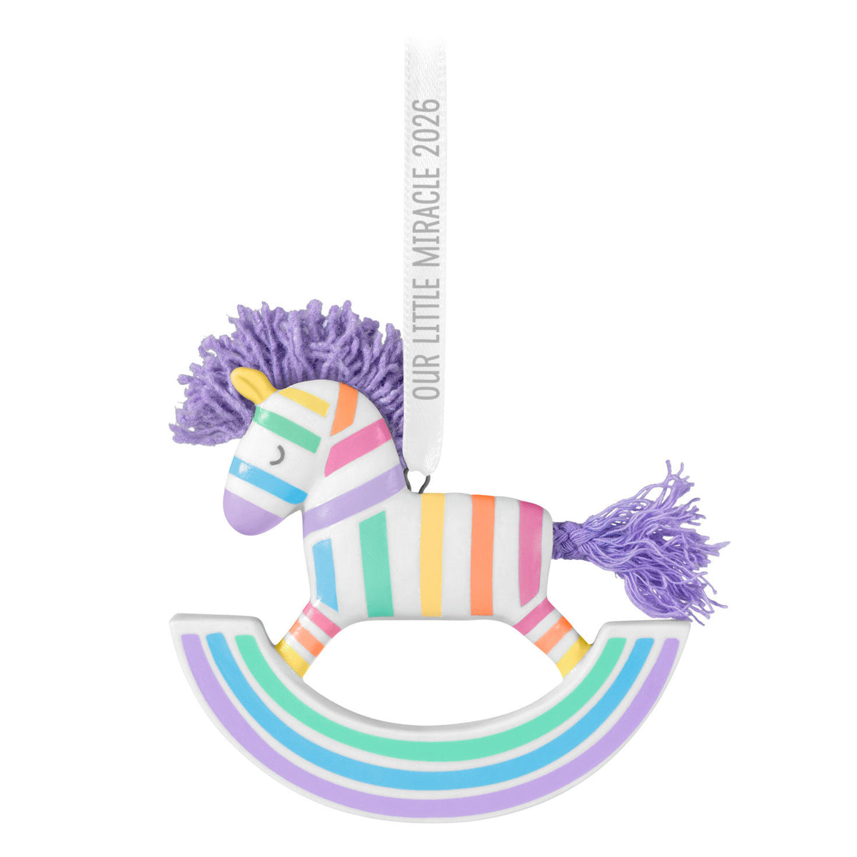 Hallmark Our Little Miracle 2026 Porcelain and Fabric Ornament
