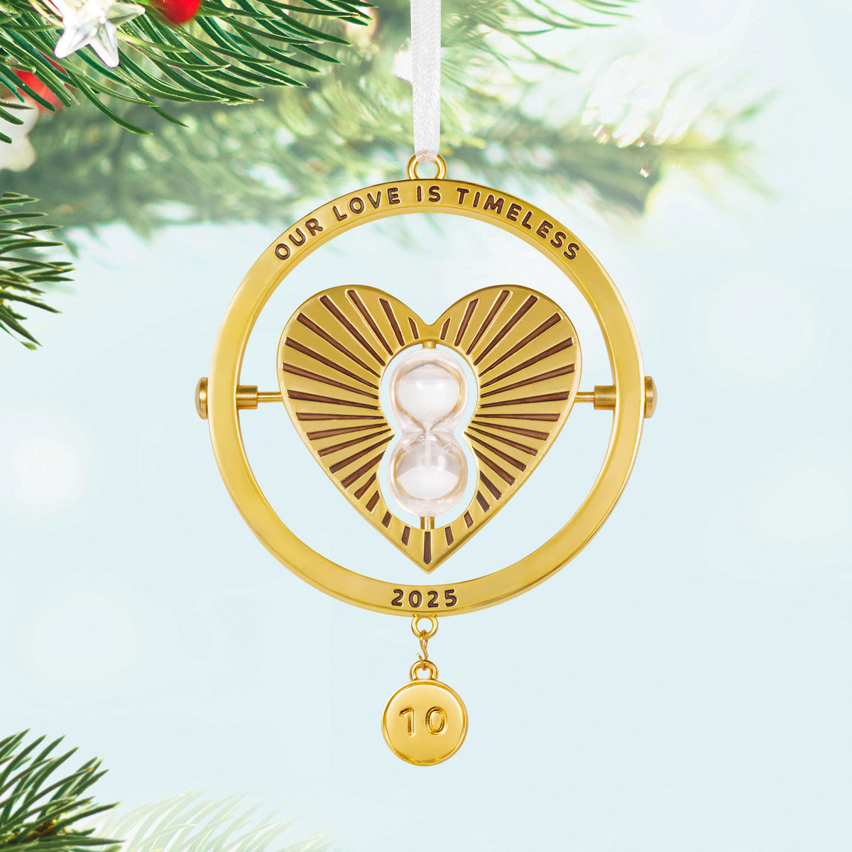 Hallmark Our Love Is Timeless 2025 Metal Ornament