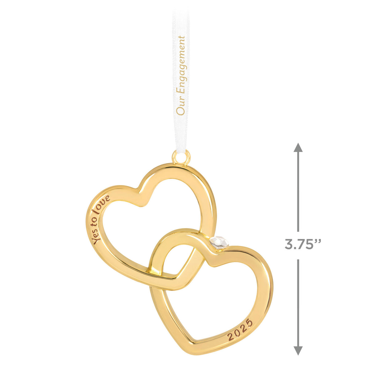 Hallmark Our Engagement 2025 Metal Ornament