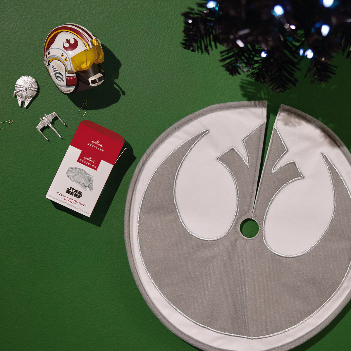 Hallmark Mini Star Wars™ The Rebel Alliance™ Fabric Tree Skirt, 12''