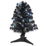Hallmark Mini ShowToppers Black Christmas Tree With Light, 17''