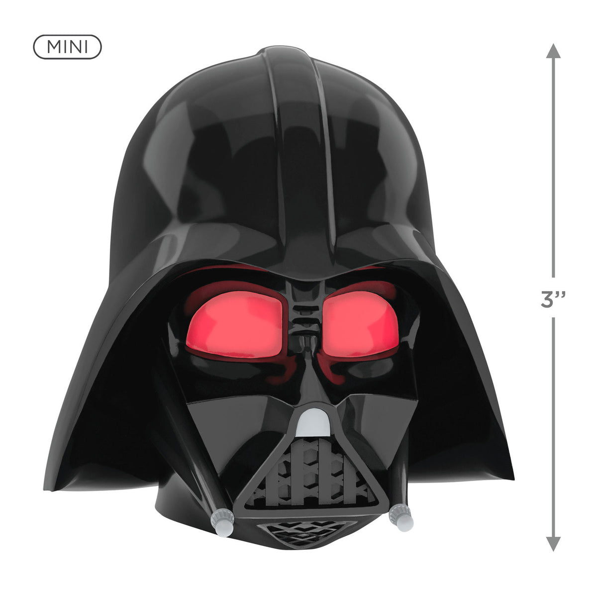 Hallmark Mini Star Wars™ Darth Vader™ ShowToppers Musical Tree Topper With Light, 3''
