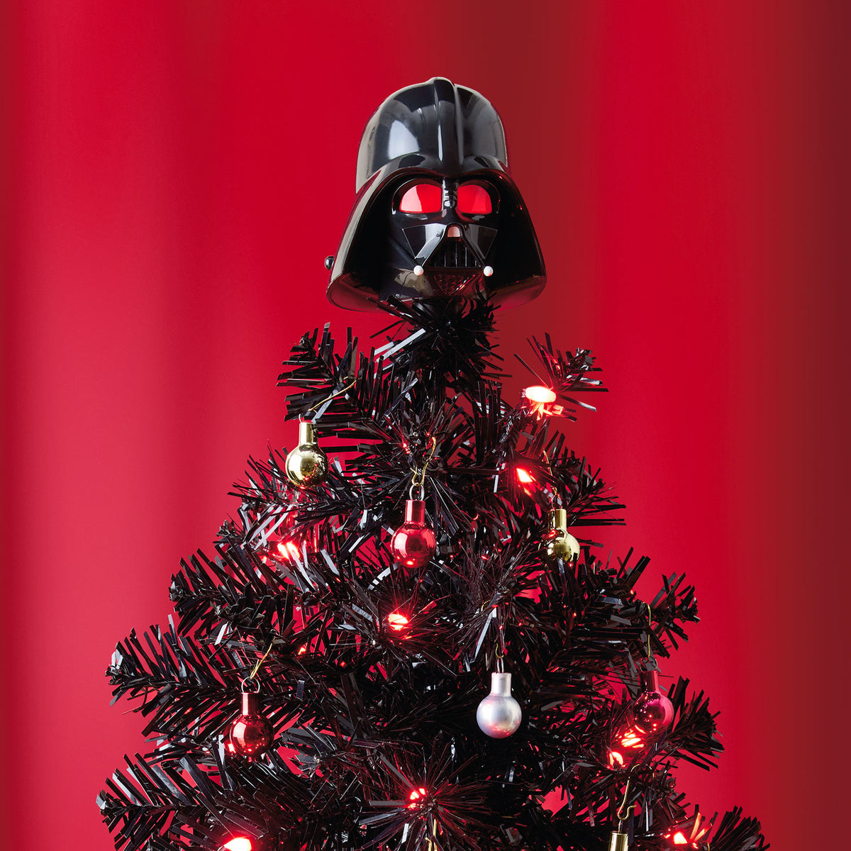 Hallmark Mini Star Wars™ Darth Vader™ ShowToppers Musical Tree Topper With Light, 3''