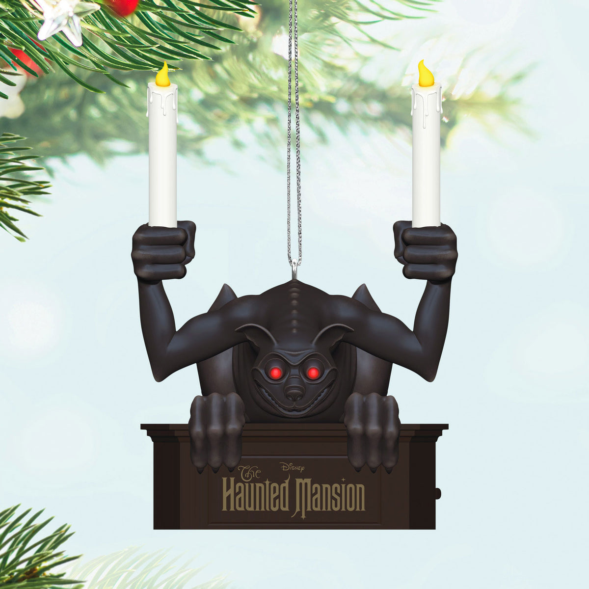Hallmark Disney The Haunted Mansion Gargoyle Ornament With Light