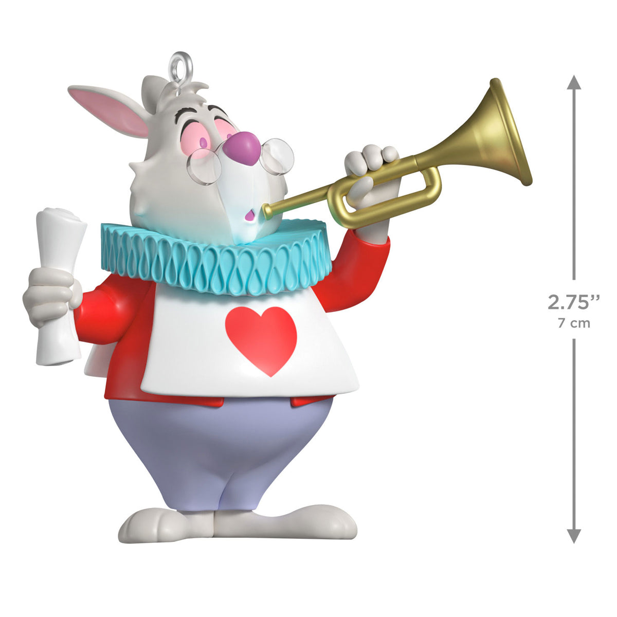 Hallmark Disney Alice in Wonderland 75th Anniversary The White Rabbit Ornament