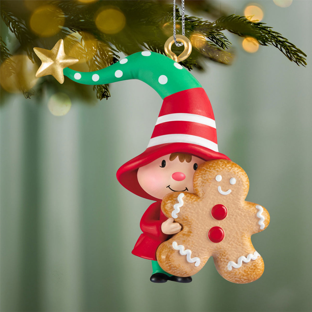 Hallmark Gnome for Christmas Clove's Favorite Cookie Ornament