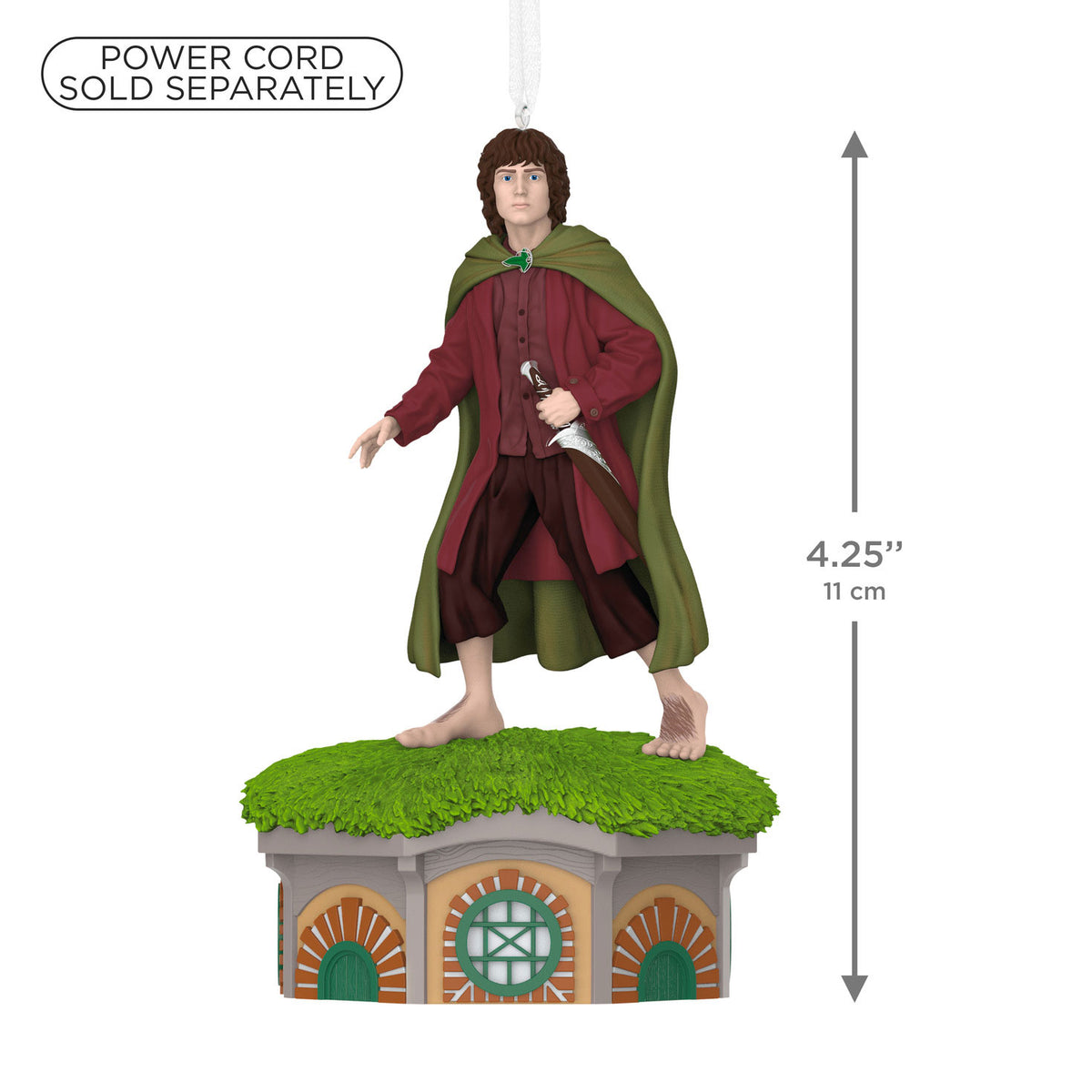 Hallmark Lord of the Rings: The Fellowship of the Ring™ Collection Frodo Baggins™ Ornament With Light and Sound