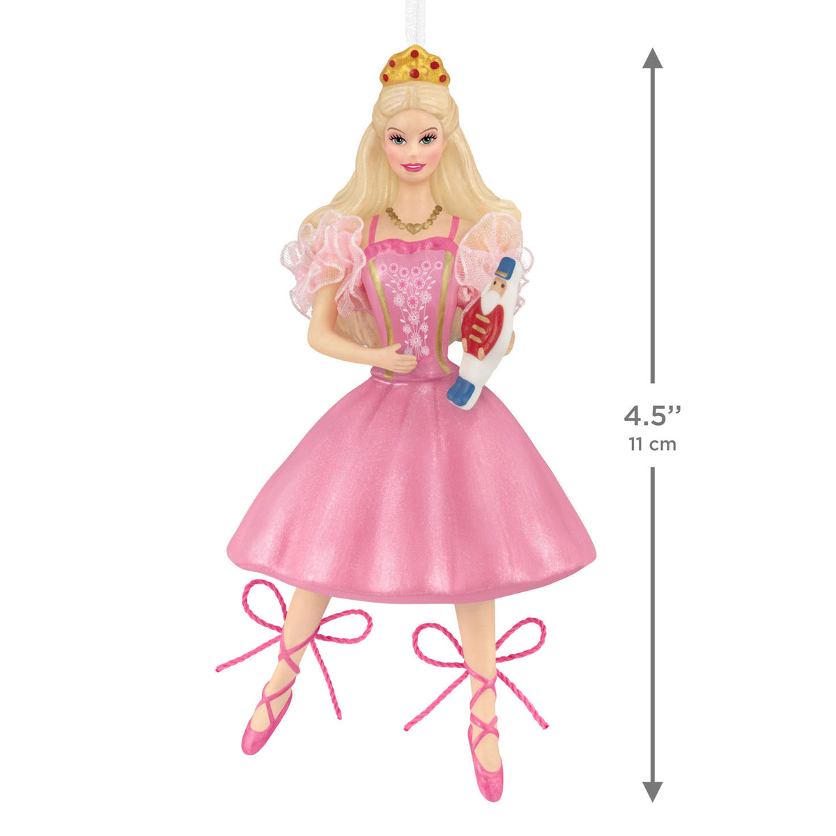 Hallmark Barbie™ in the Nutcracker™ 25th Anniversary Porcelain and Fabric Ornament