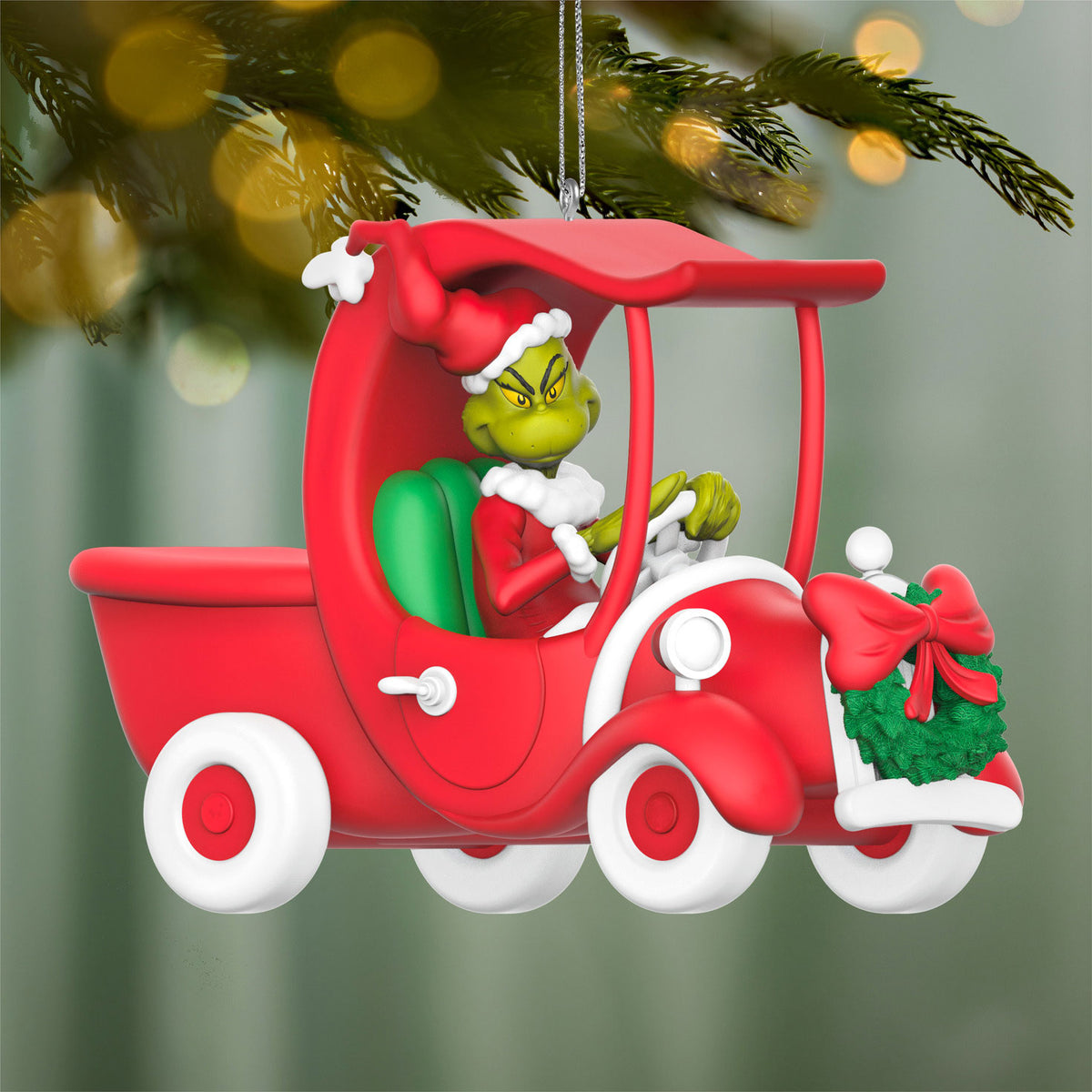 Hallmark Dr. Seuss's How the Grinch Stole Christmas!™ A Grinchy Sleigh On the Way Ornament