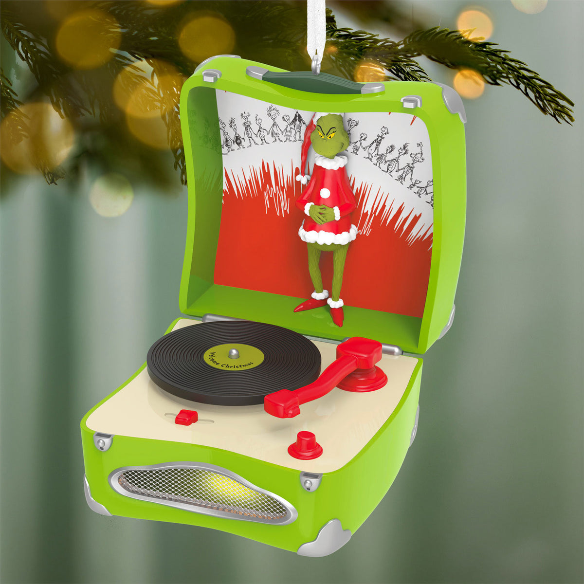 Hallmark Dr. Seuss's How the Grinch Stole Christmas!™ Welcome Christmas Musical Ornament With Light