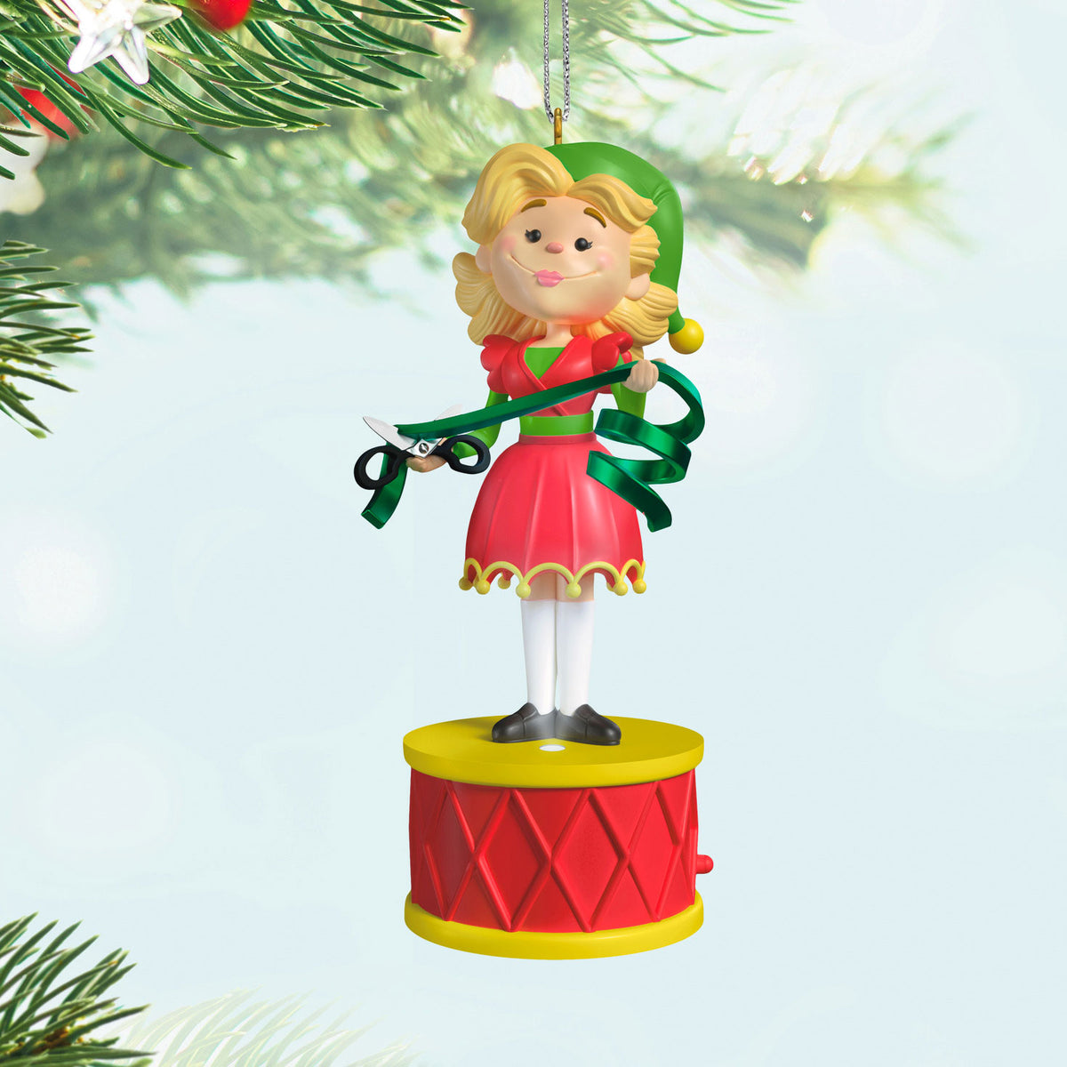 Hallmark Elf Collection Jovie Ornament With Light and Sound