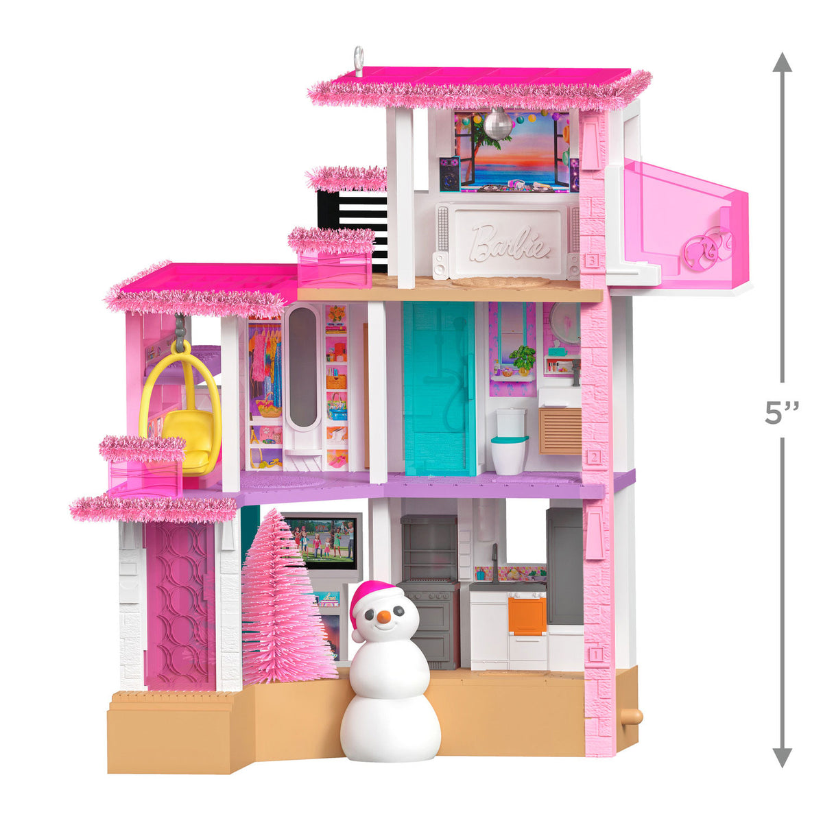 Hallmark Barbie™ Merriest Dreamhouse™ Musical Ornament With Light