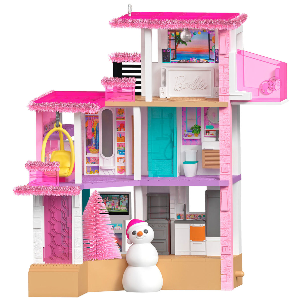 Hallmark Barbie™ Merriest Dreamhouse™ Musical Ornament With Light