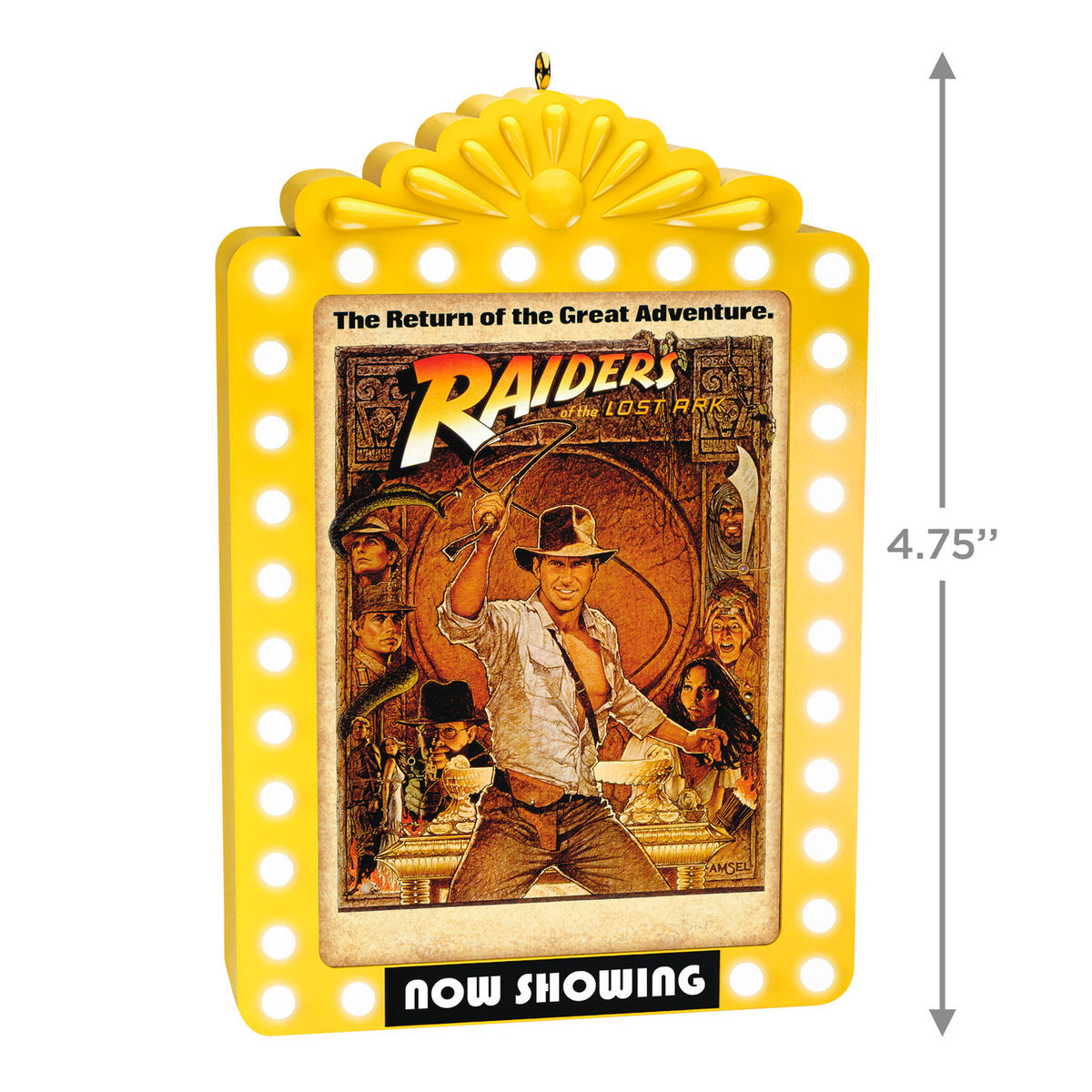 Hallmark Indiana Jones™ and the Raiders of the Lost Ark™ Now Showing Ornament With Light