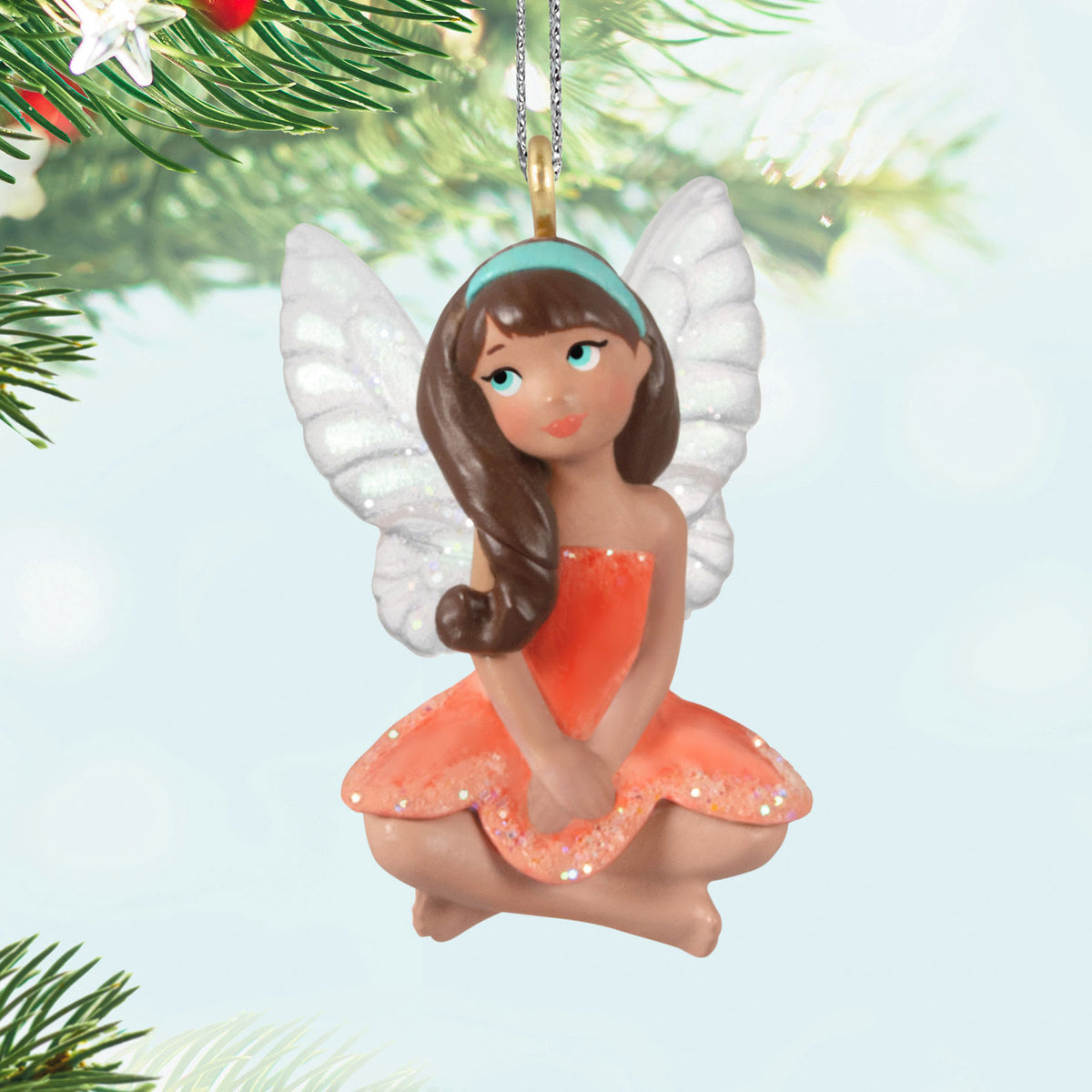 Hallmark Mini Freesia Fairy Ornament, 1''