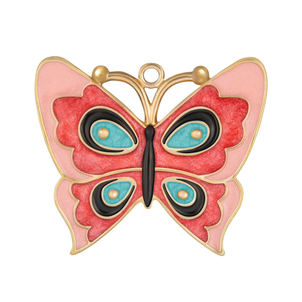 Hallmark Mini Lovely Little Butterfly Metal Ornament, 1.25''