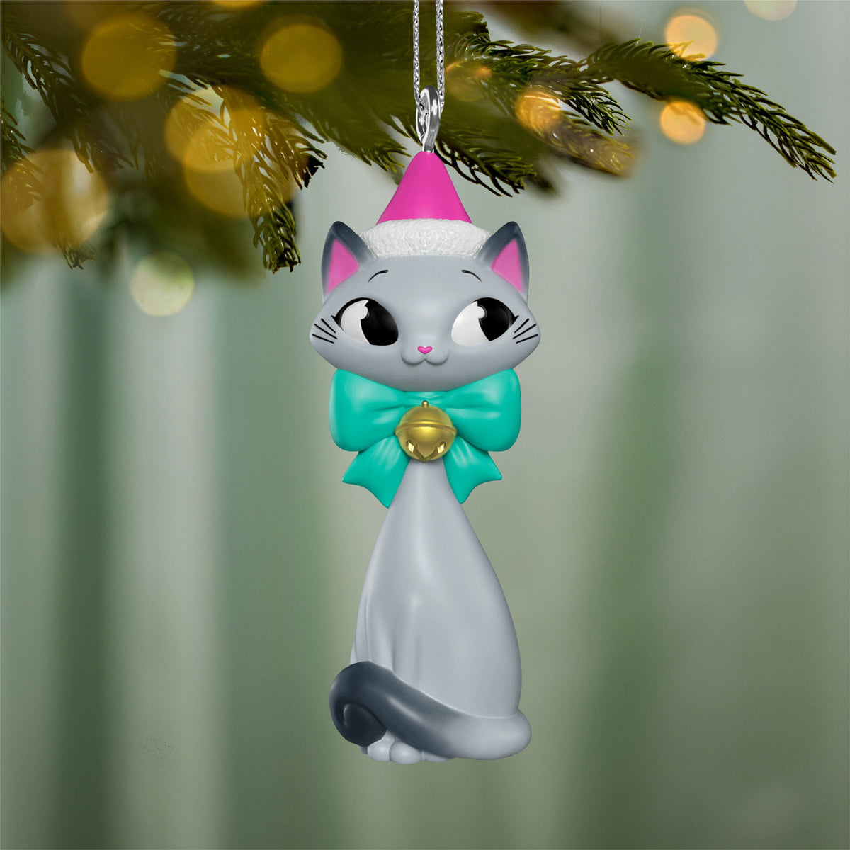 Hallmark Mini Christmas Kitty Ornament, 1.25''