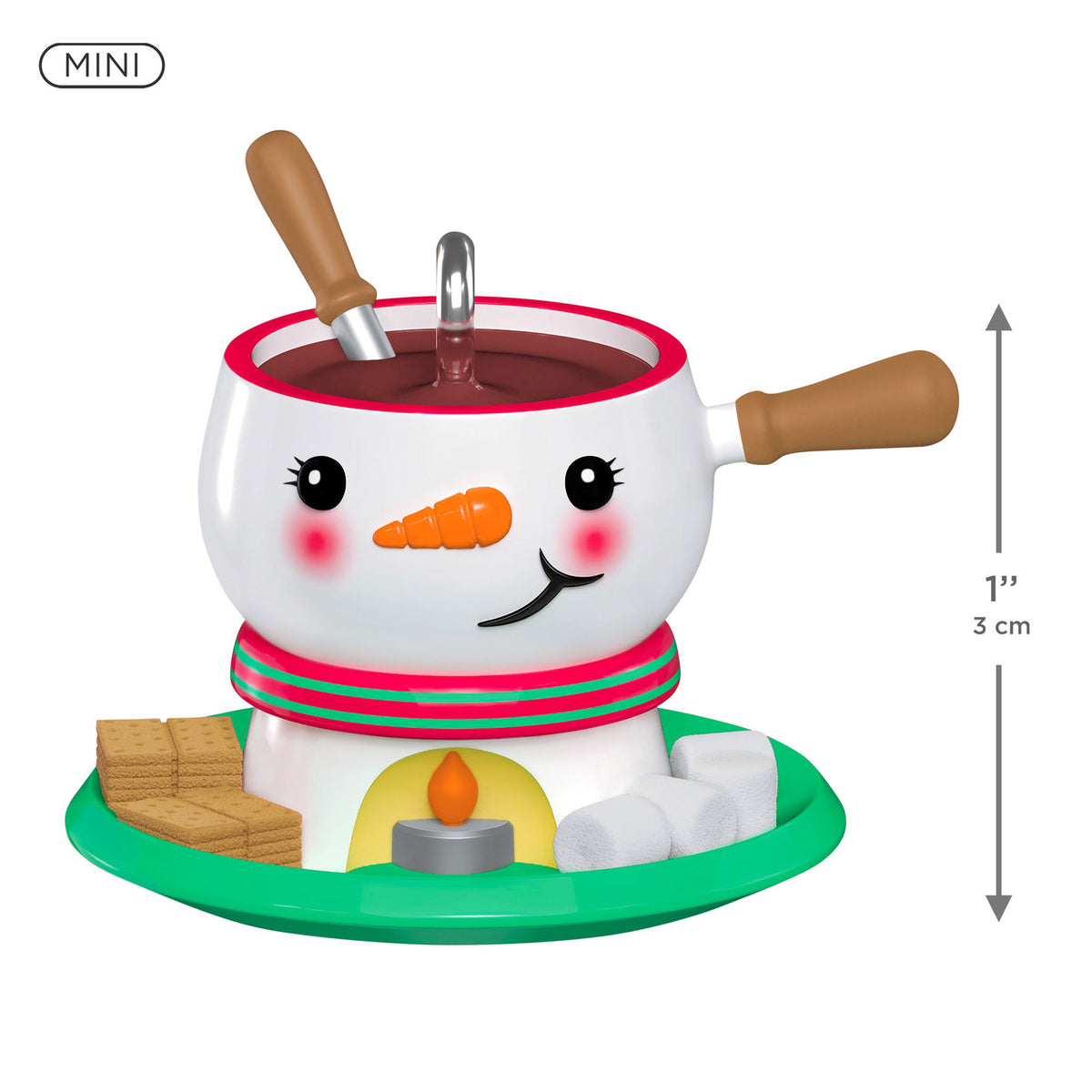 Hallmark Mini Festive Fondue Ornament, 1''