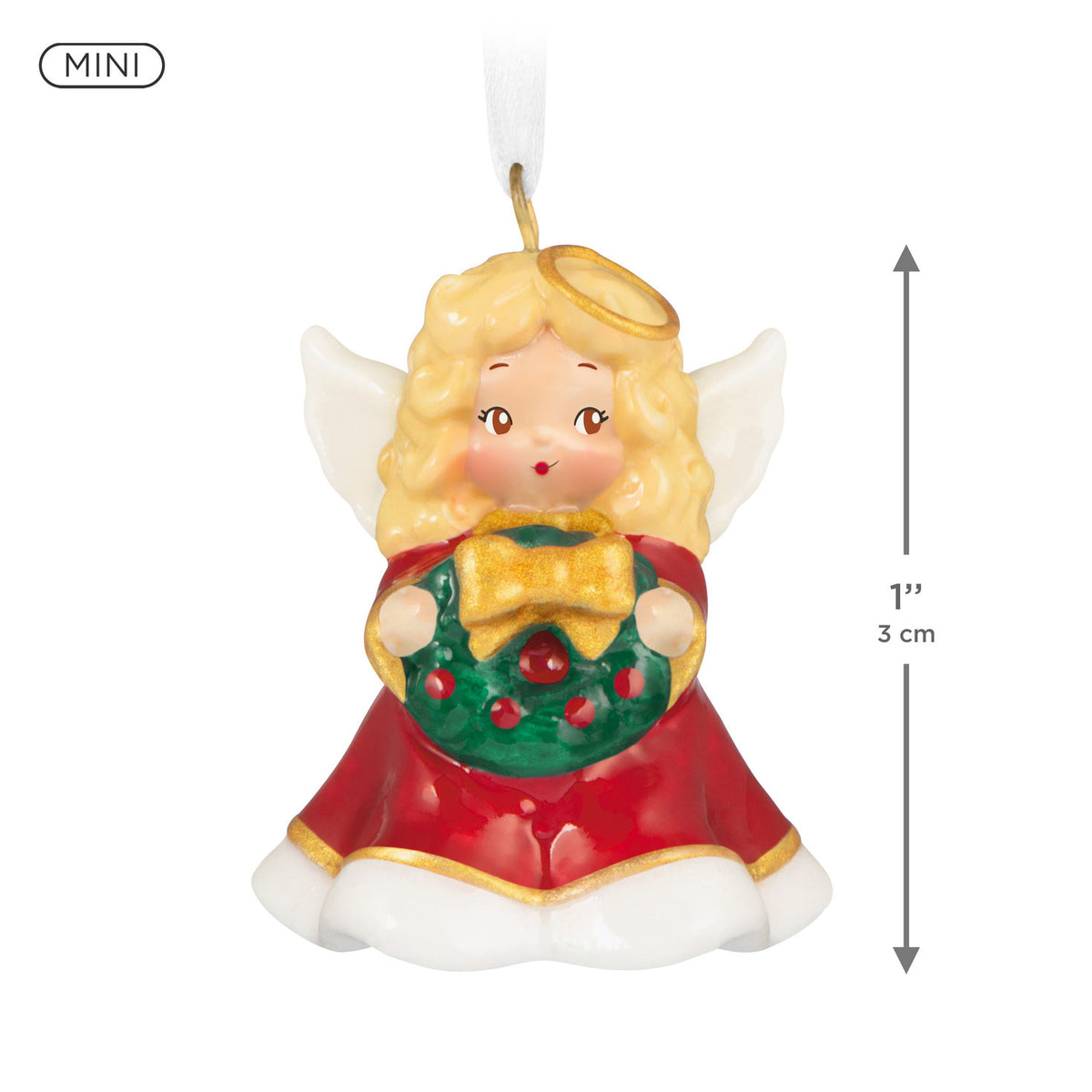 Hallmark Mini O Little Angel! Porcelain Ornament, 1''