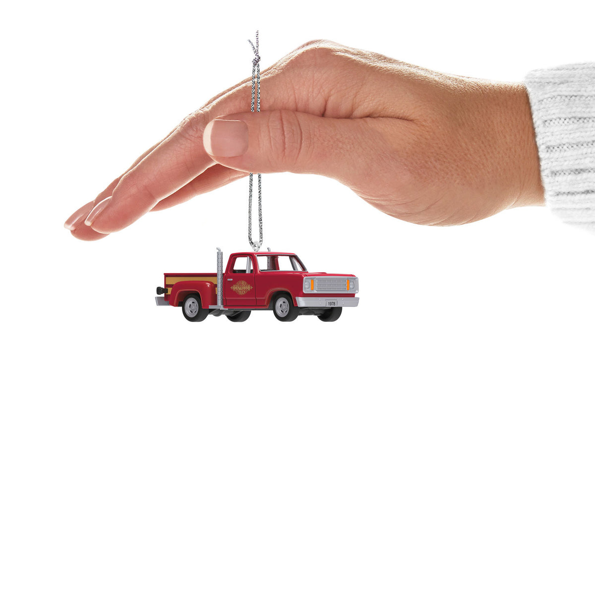 Hallmark Mini Lil' American Trucks 1978 Dodge Li'l Red Express Truck 2025 Metal Ornament, 0.75''
