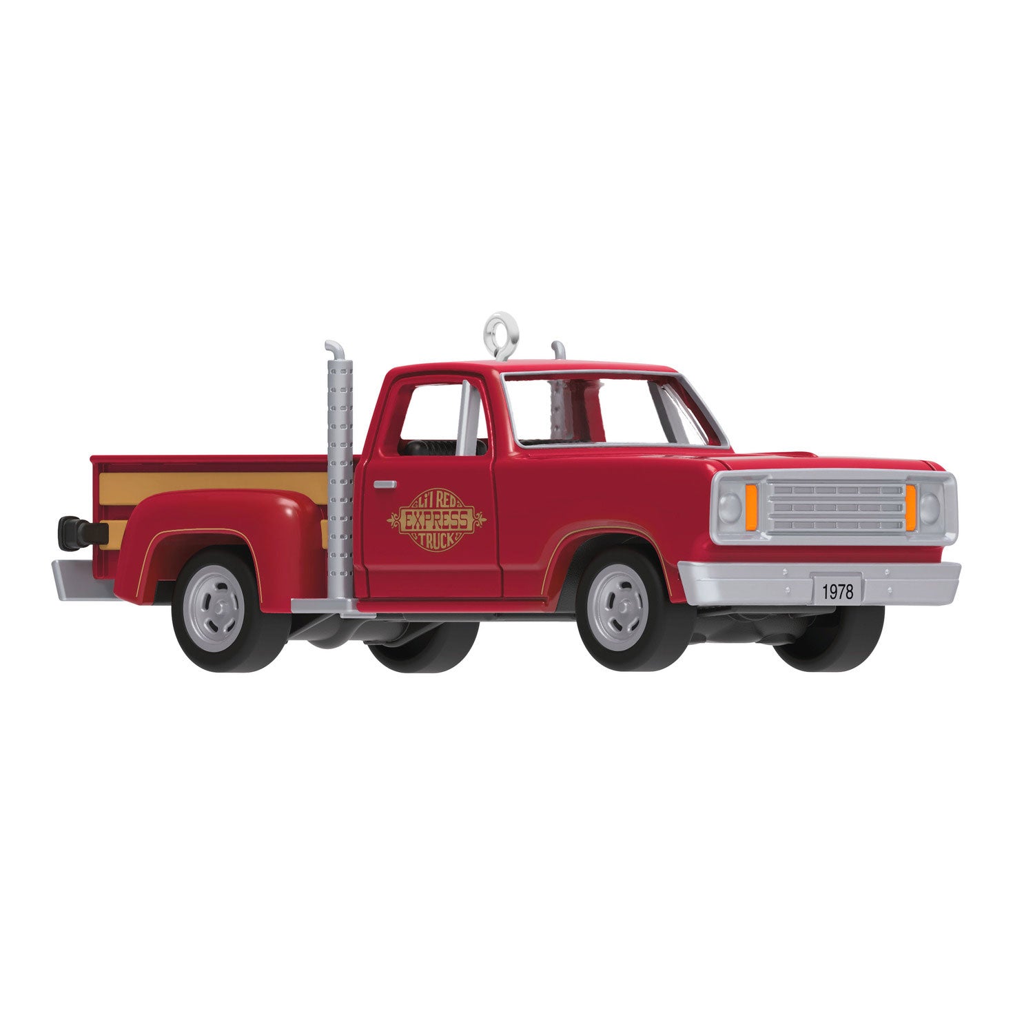 Hallmark Mini Lil' American Trucks 1978 Dodge Li'l Red Express Truck 2025 Metal Ornament, 0.75''