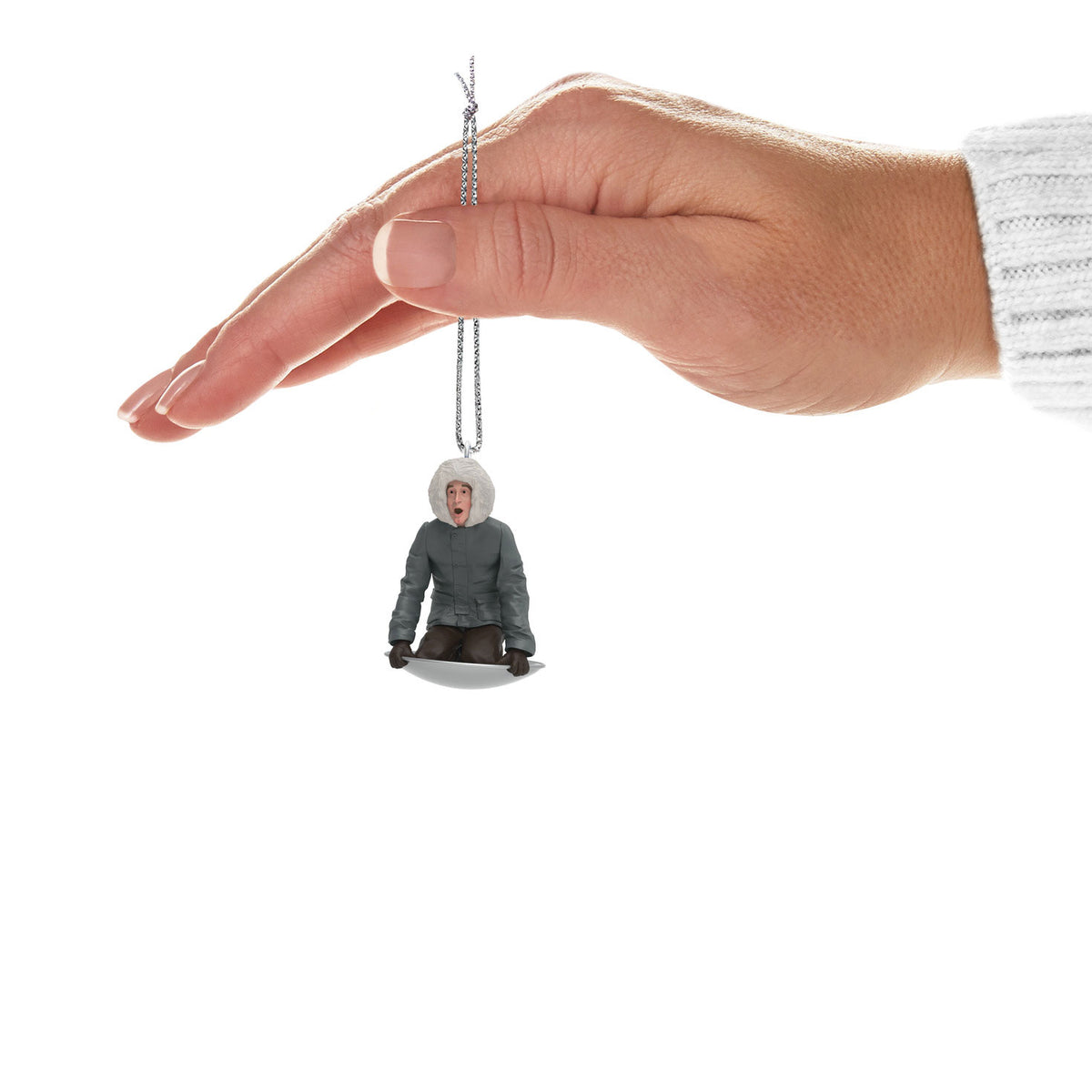 Hallmark Mini National Lampoon's Christmas Vacation™ Sledding Clark Ornament, 1.25''