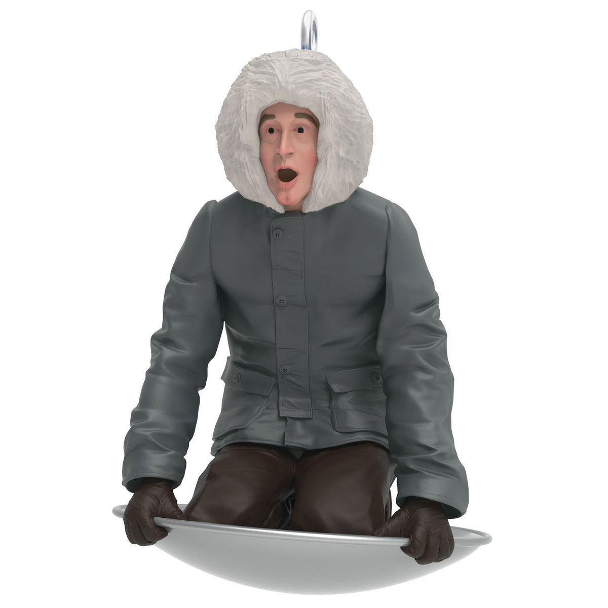 Hallmark Mini National Lampoon's Christmas Vacation™ Sledding Clark Ornament, 1.25''