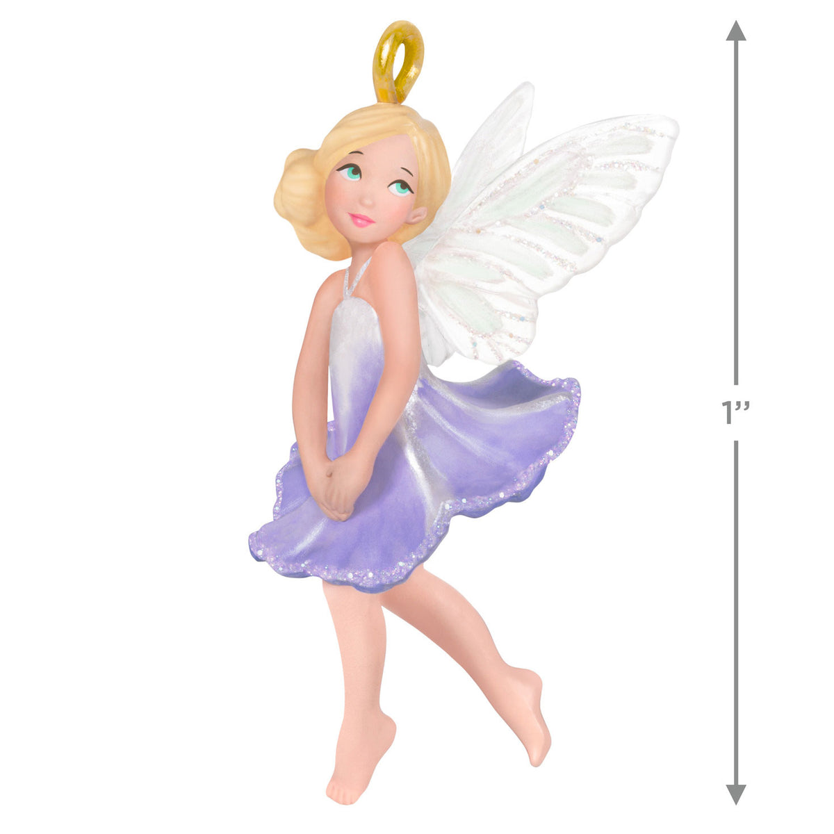 Hallmark Mini Morning Glory Fairy Ornament, 1''