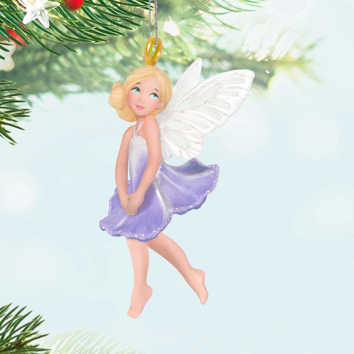 Hallmark Mini Morning Glory Fairy Ornament, 1''