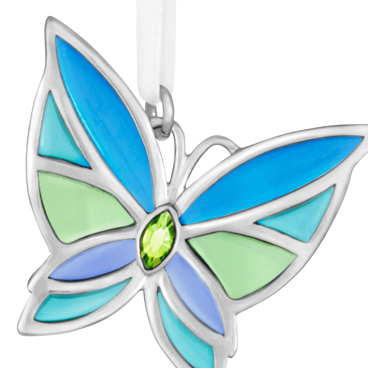 Hallmark Mini Bitty Bright Butterfly Metal Ornament, 1.25''
