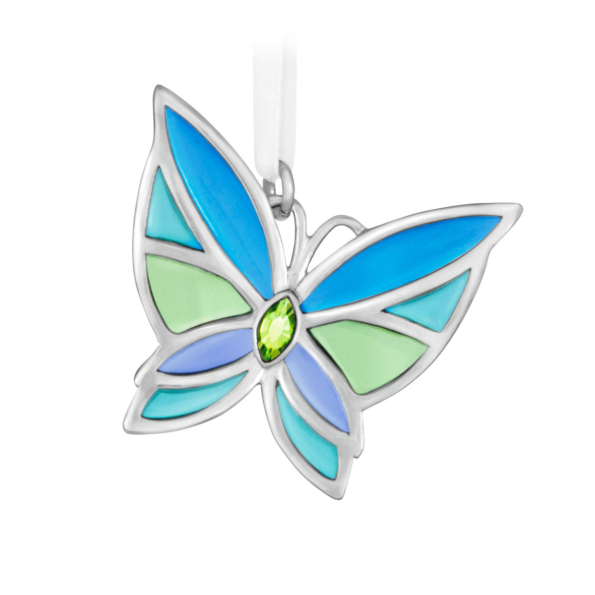 Hallmark Mini Bitty Bright Butterfly Metal Ornament, 1.25''